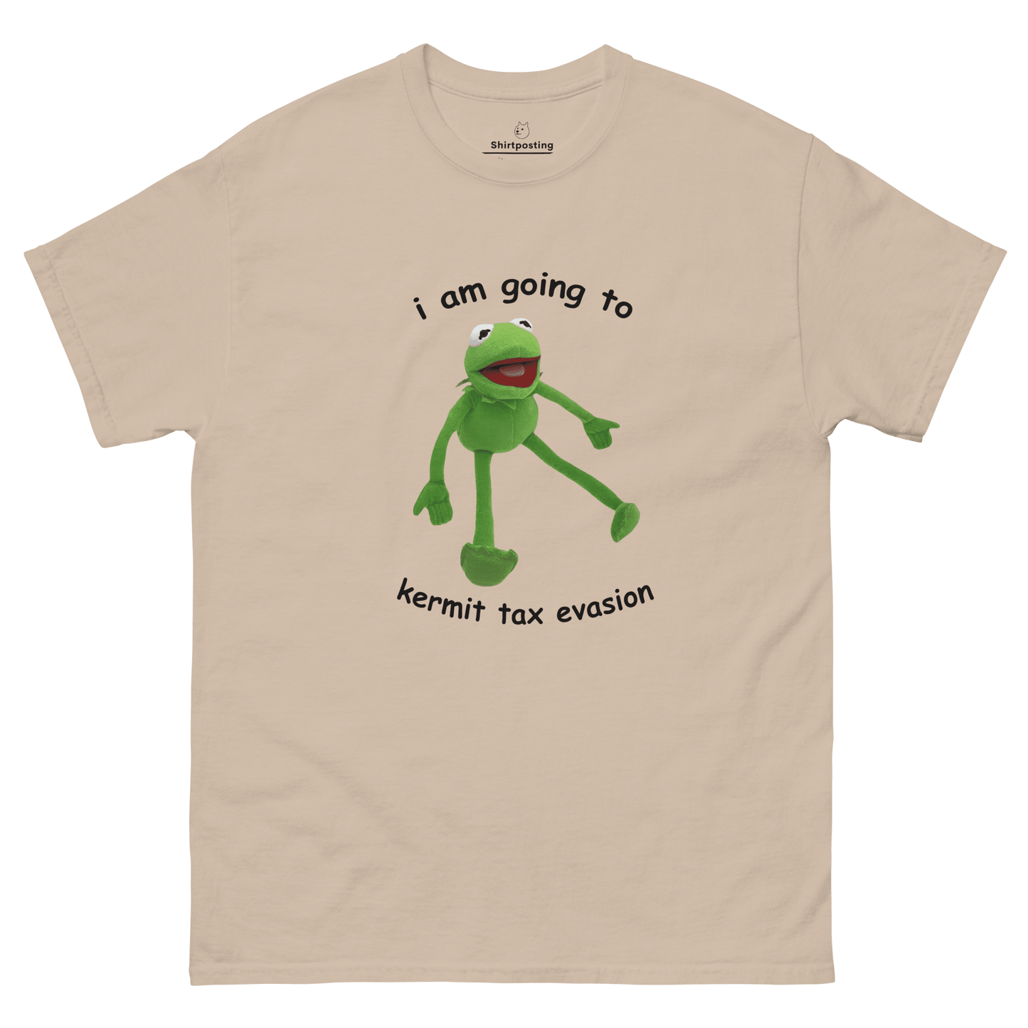 Frog Meme Classic T-Shirt Meme - Sand | Shirtposting