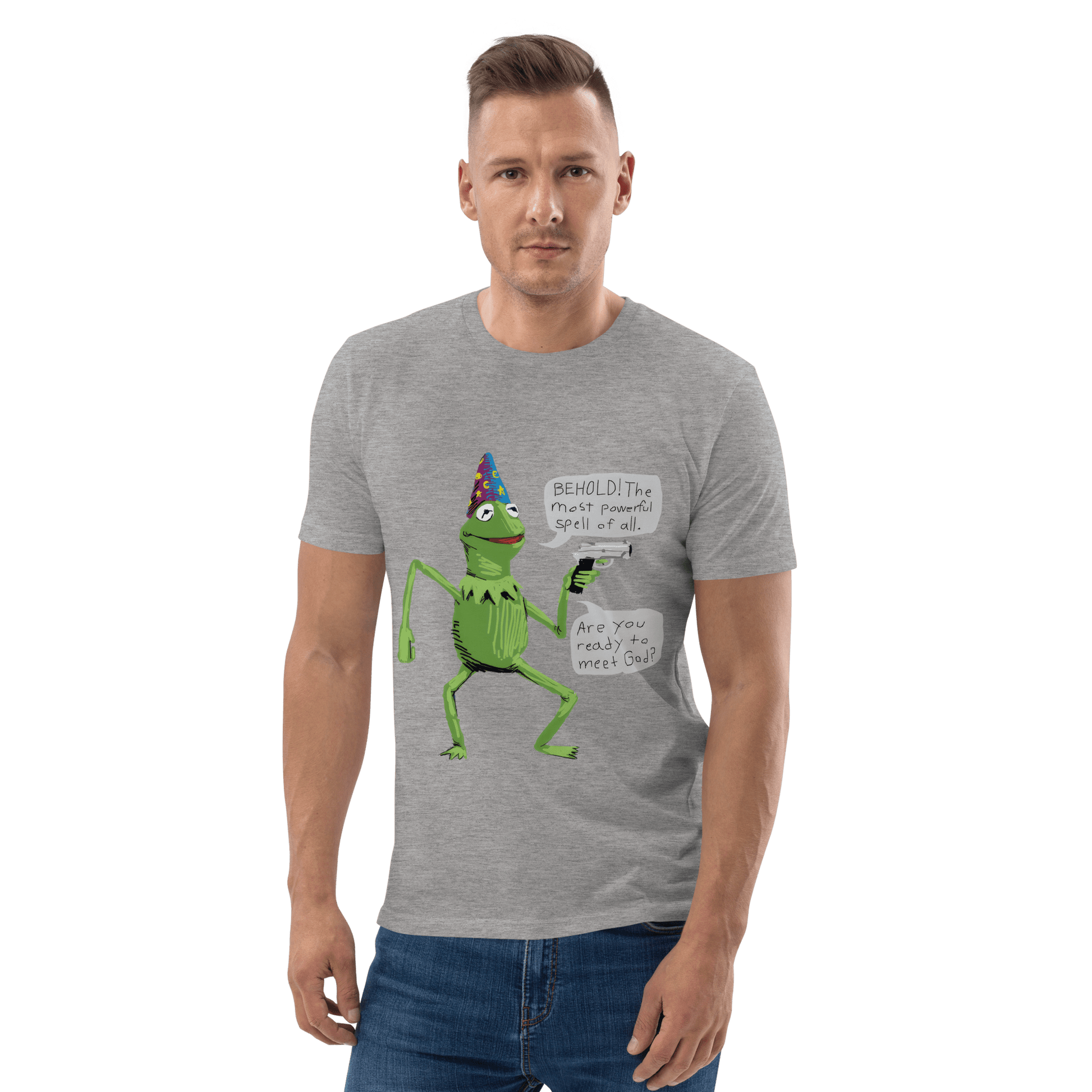 Frog Meme Premium Organic T-Shirt Meme - Cotton Pink | Shirtposting