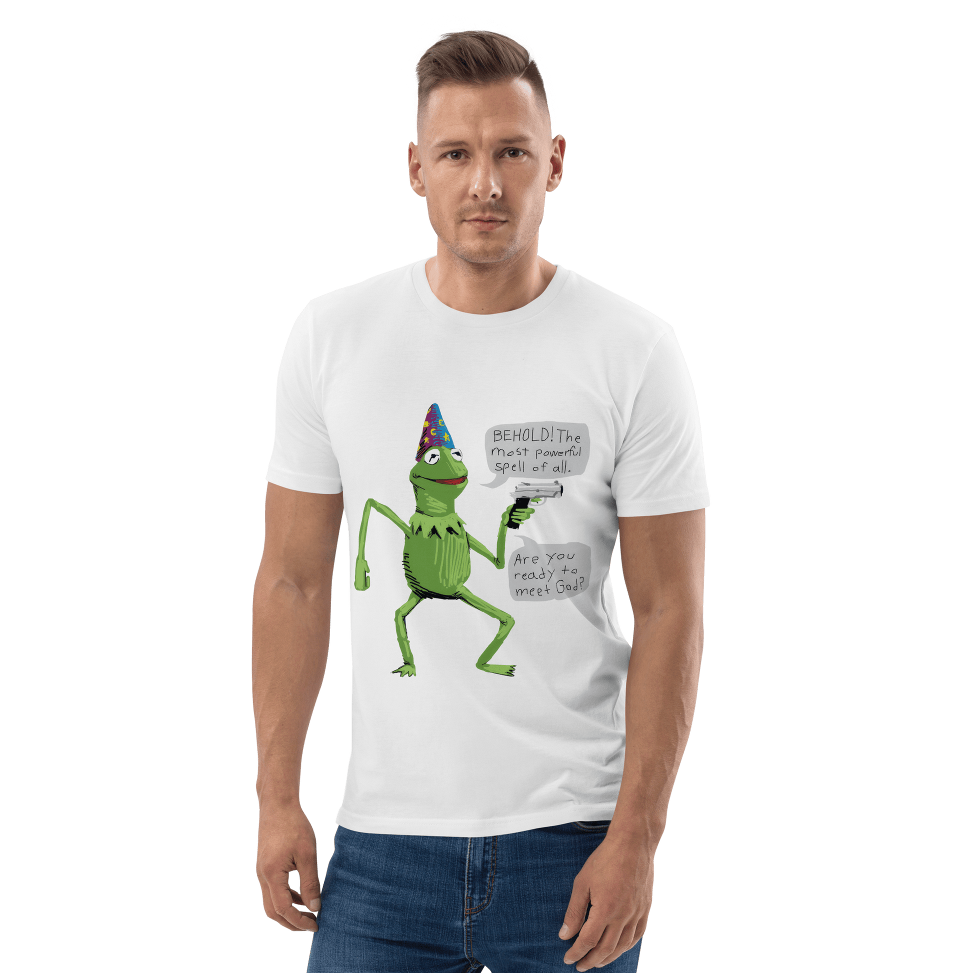 Frog Meme Premium Organic T-Shirt Meme - Cotton Pink | Shirtposting