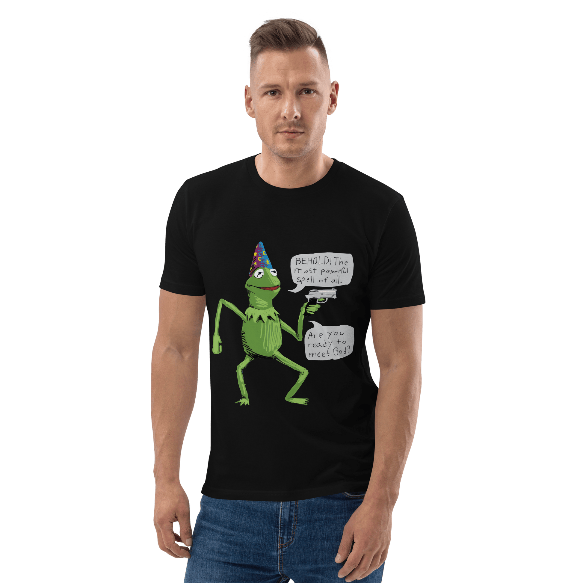 Frog Meme Premium Organic T-Shirt Meme - Cotton Pink | Shirtposting