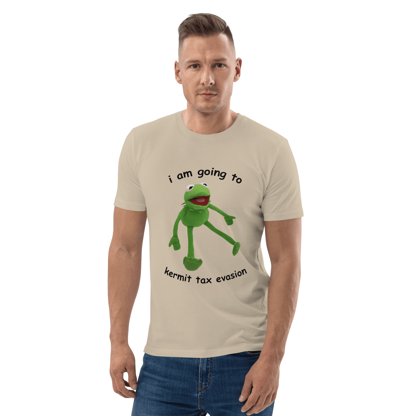Frog Meme Premium Organic T-Shirt Meme - Desert Dust | Shirtposting