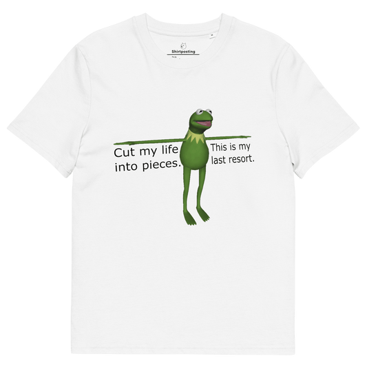 Frog Meme Premium Organic T-Shirt Meme - White | Shirtposting