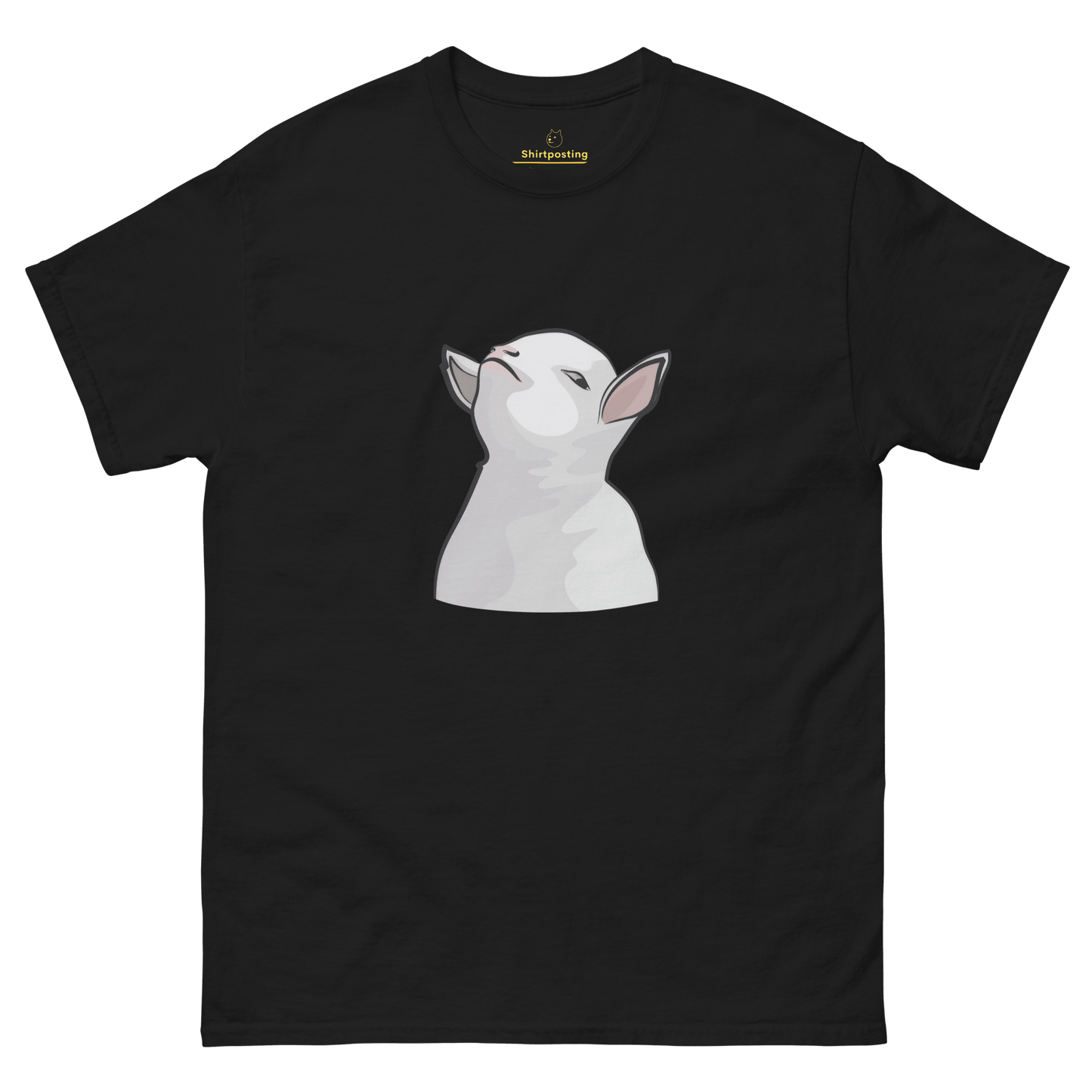 Goat Classic T-Shirt Meme - Black | Shirtposting