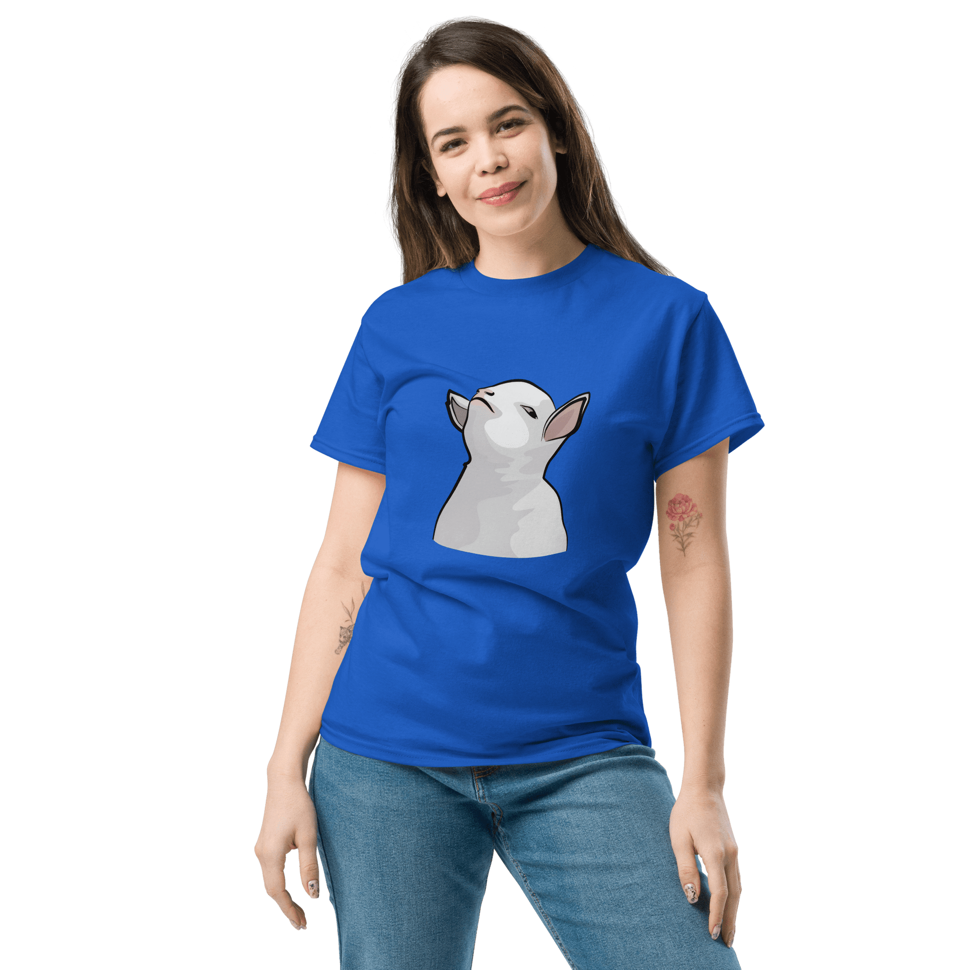 Goat Classic T-Shirt Meme - Royal | Shirtposting