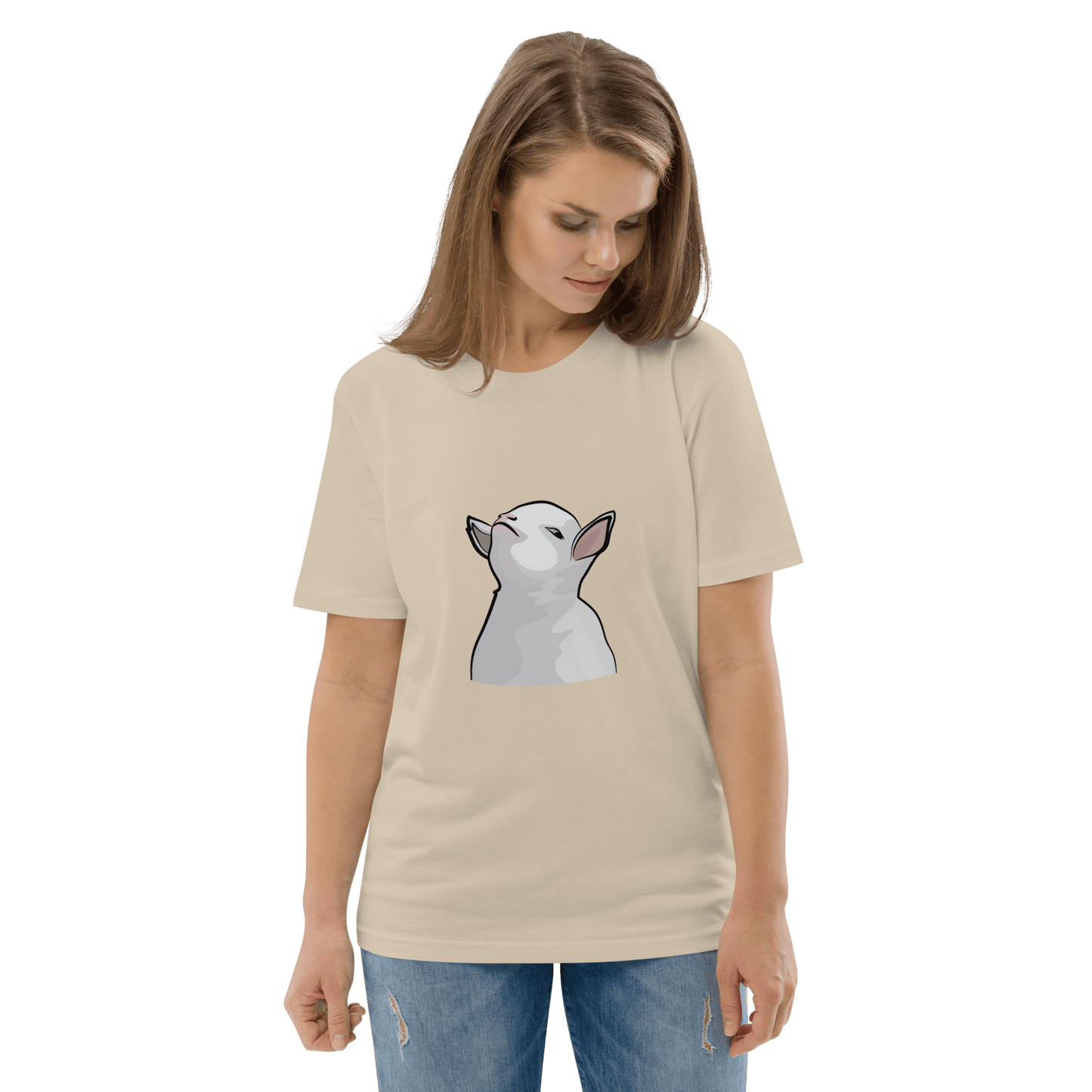 Goat Premium Organic T-Shirt Meme - Cotton Pink | Shirtposting