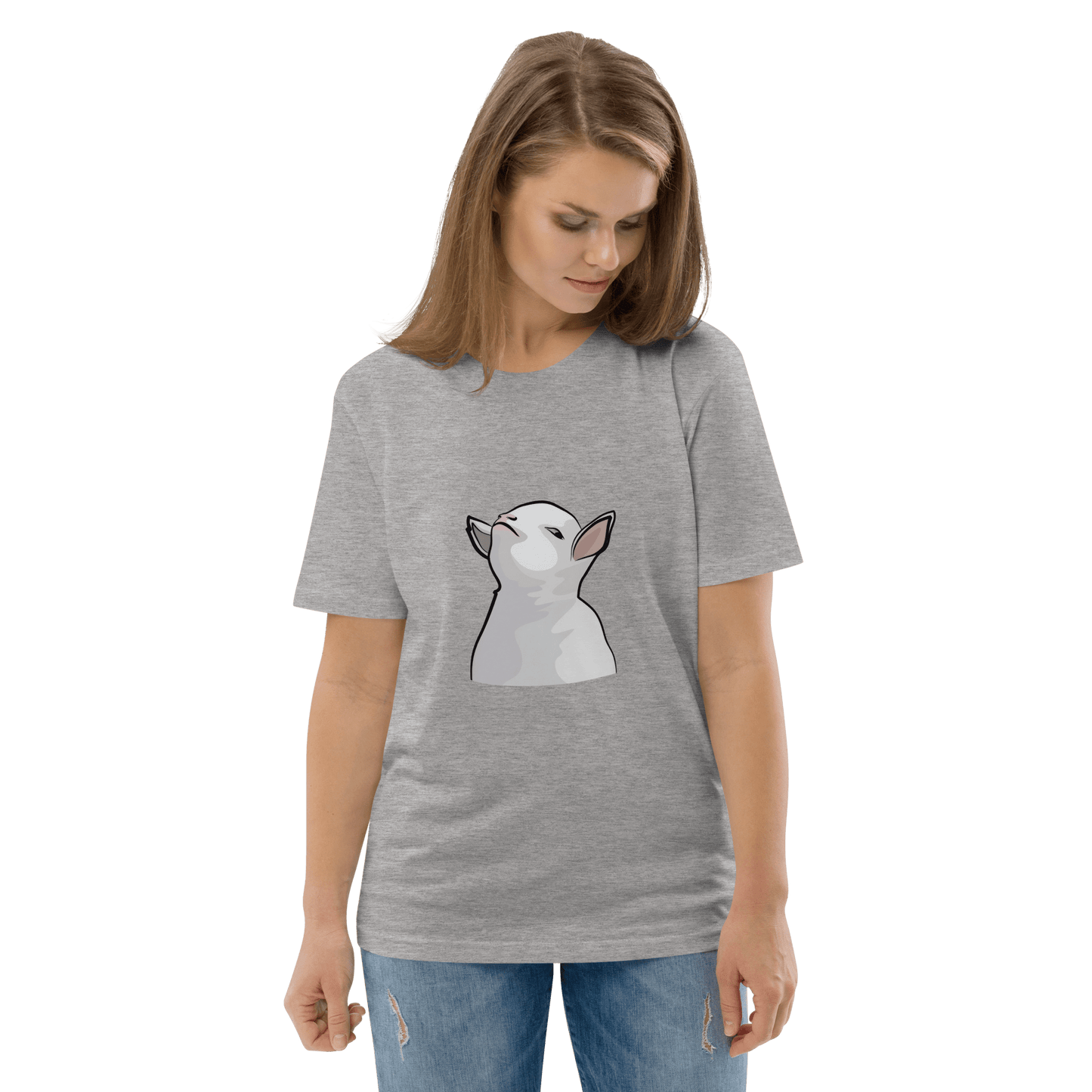 Goat Premium Organic T-Shirt Meme - Cotton Pink | Shirtposting