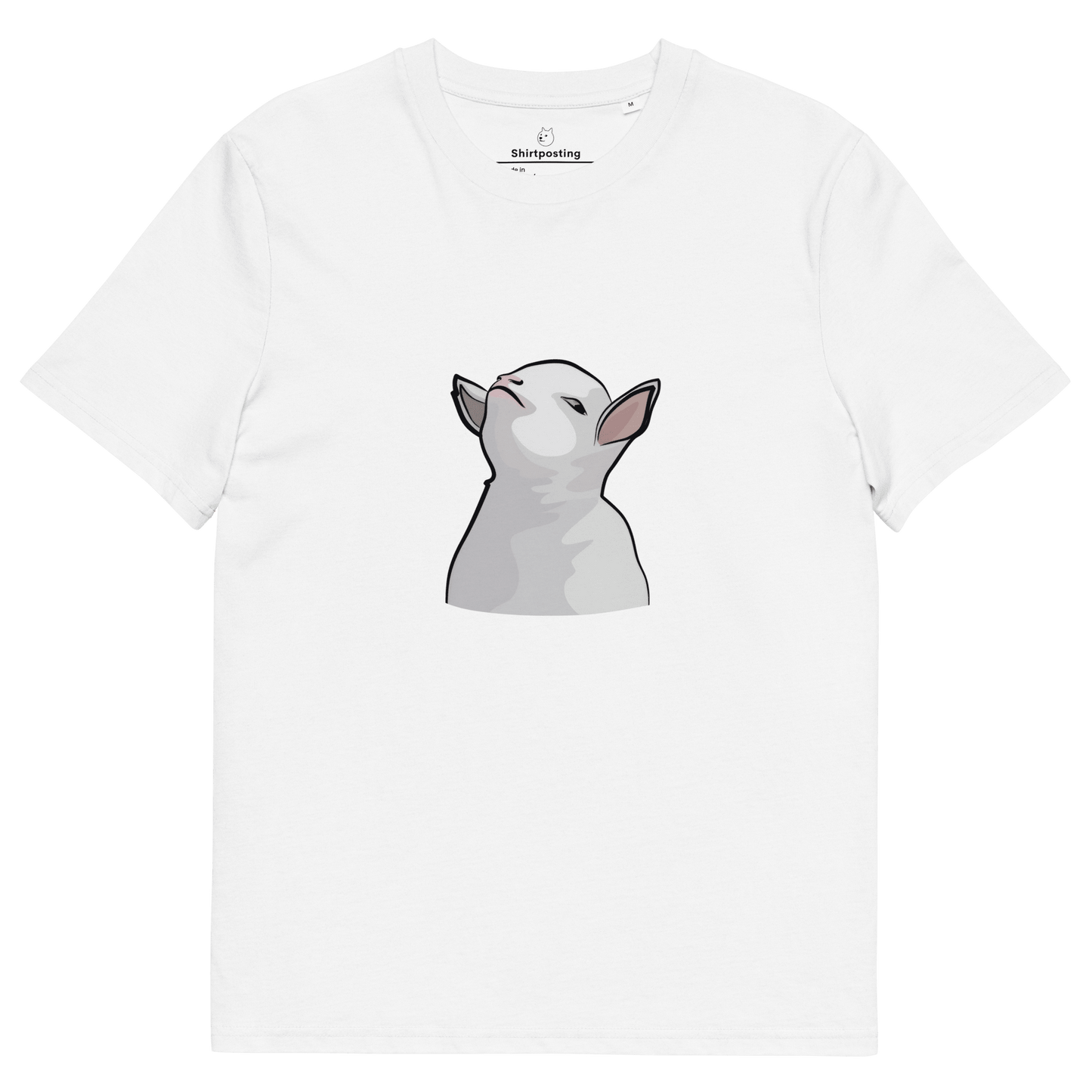 Goat Premium Organic T-Shirt Meme - White | Shirtposting