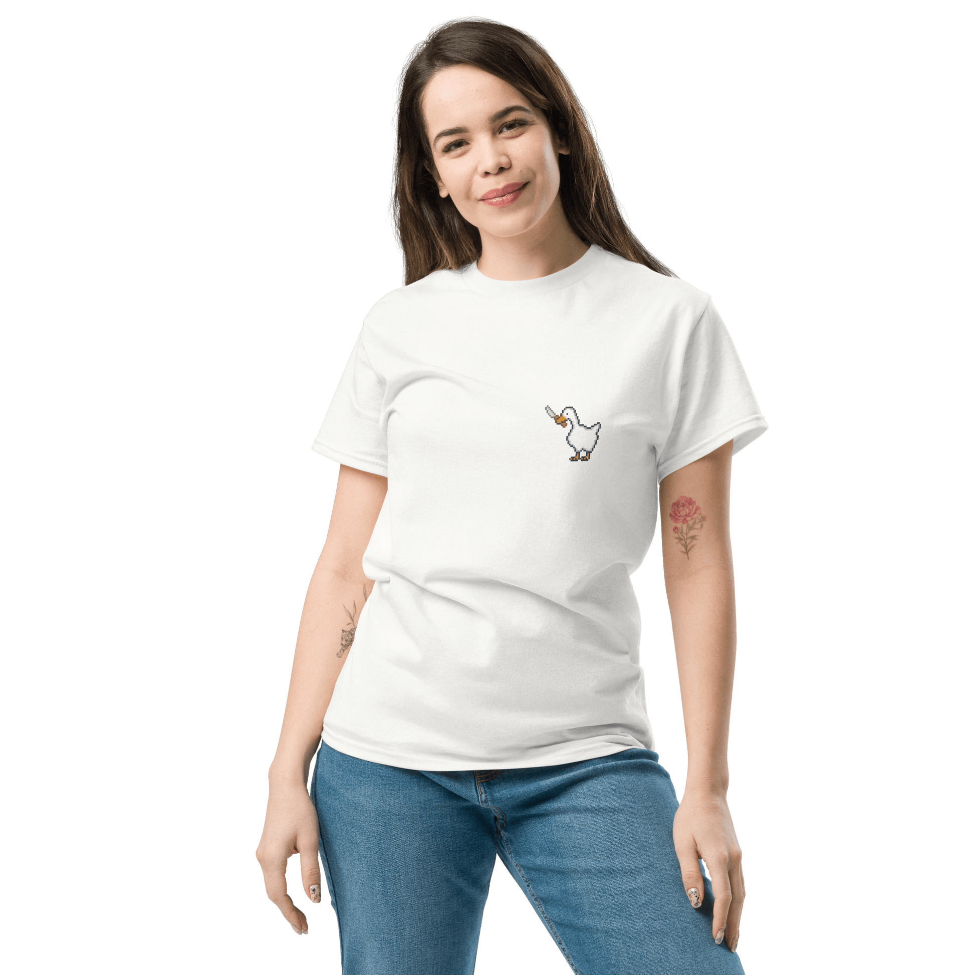 Goose Classic T-Shirt Meme - Ash | Shirtposting