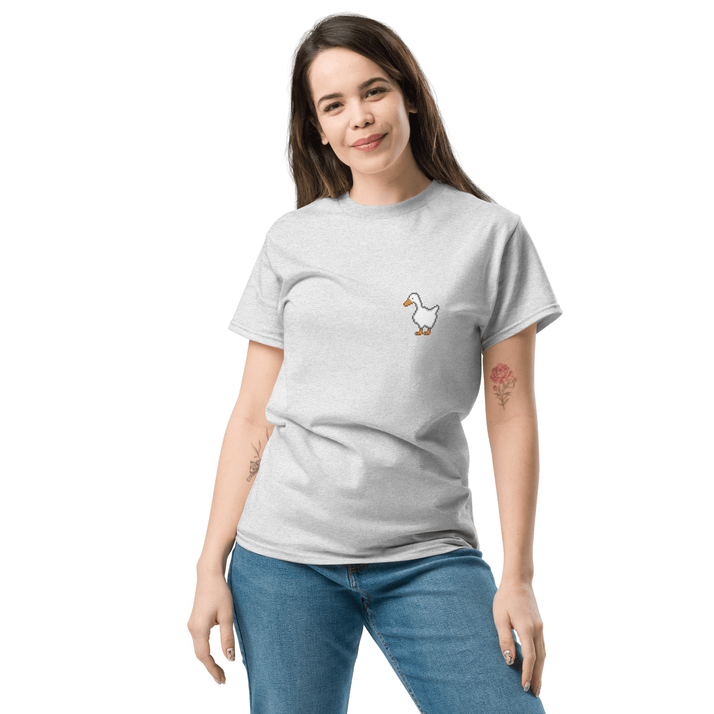 Goose Classic T-Shirt Meme - Ash | Shirtposting