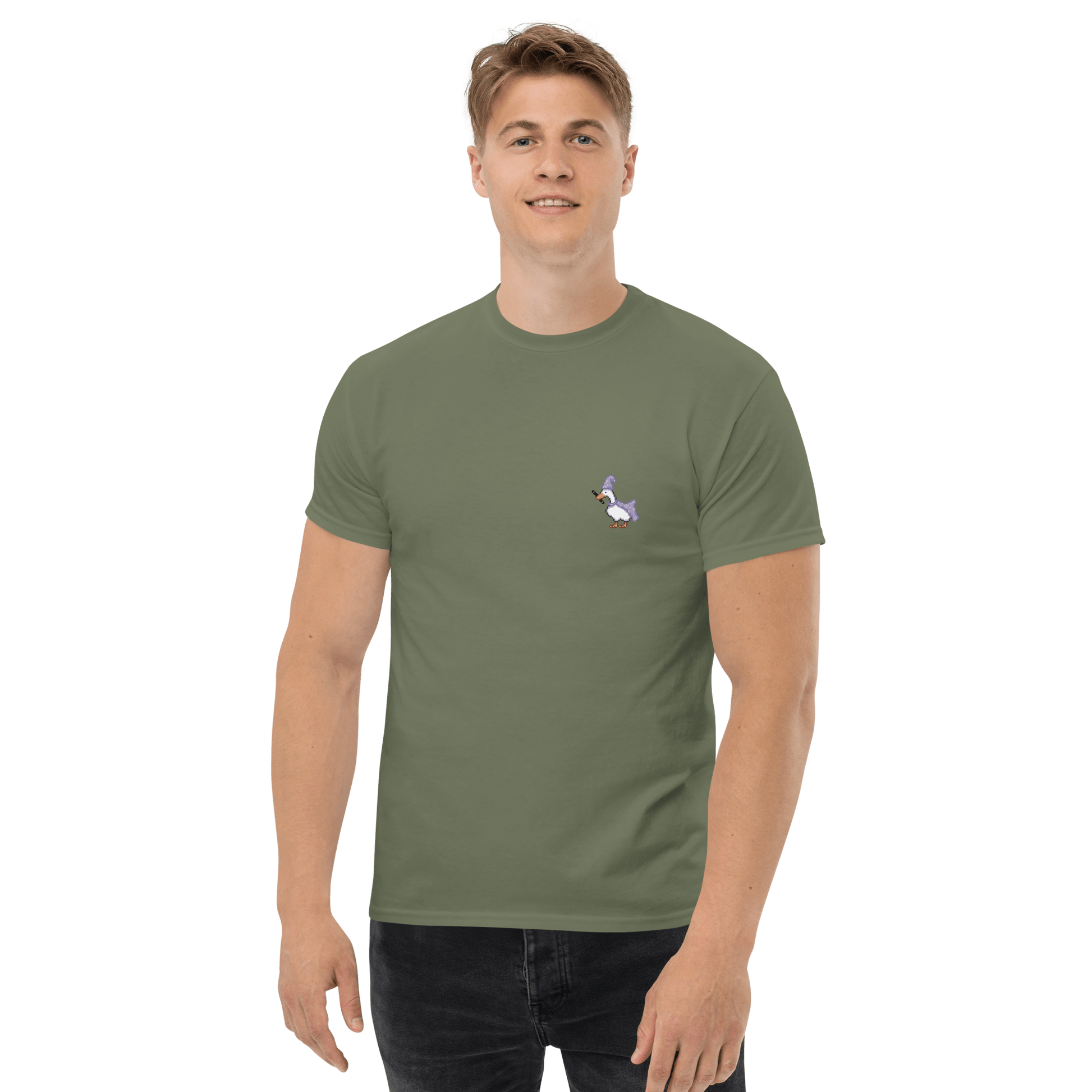 Goose Classic T-Shirt Meme - Military Green | Shirtposting