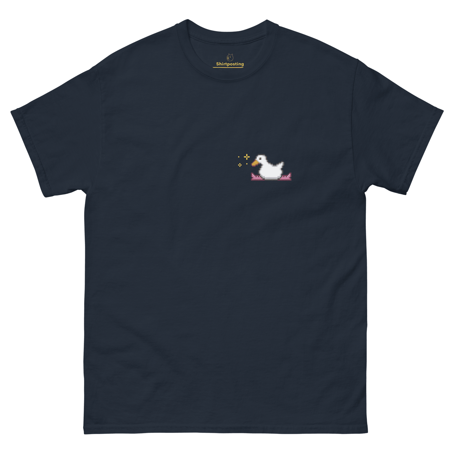 Goose Classic T-Shirt Meme - Navy | Shirtposting