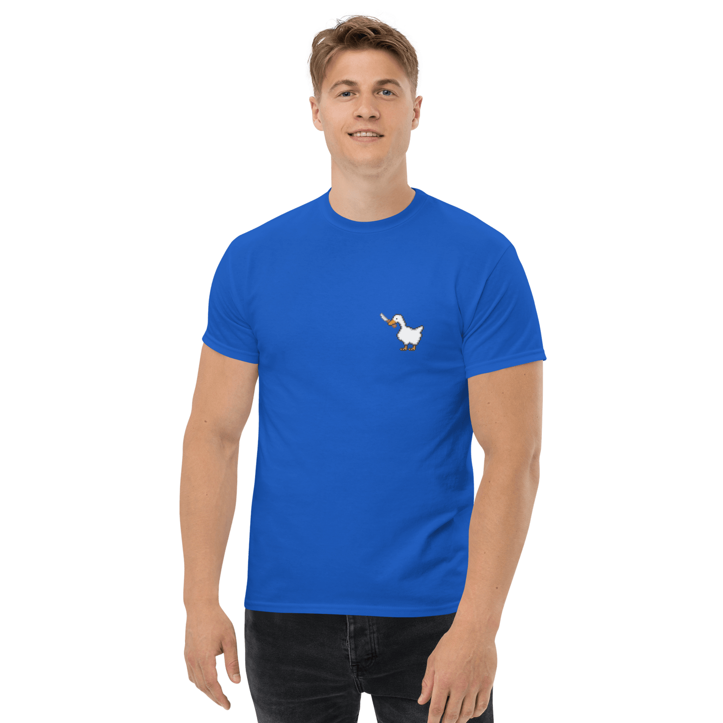 Goose Classic T-Shirt Meme - Royal | Shirtposting