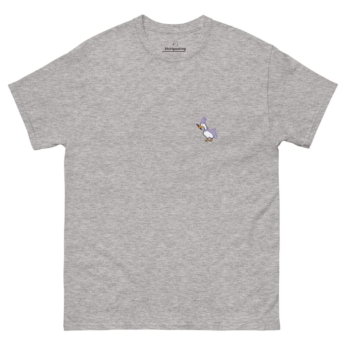 Goose Classic T-Shirt Meme - Sport Grey | Shirtposting
