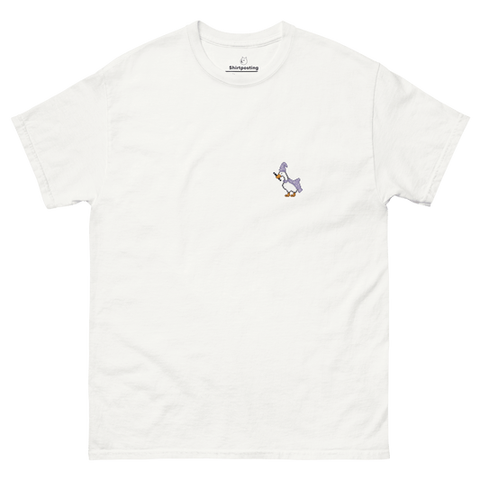 Goose Classic T-Shirt Meme - White | Shirtposting
