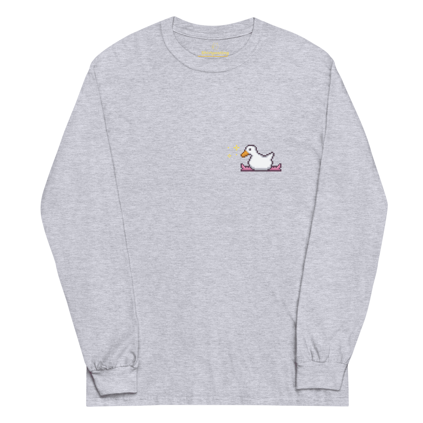 Goose Long Sleeve T-Shirt Meme - Sport Grey | Shirtposting