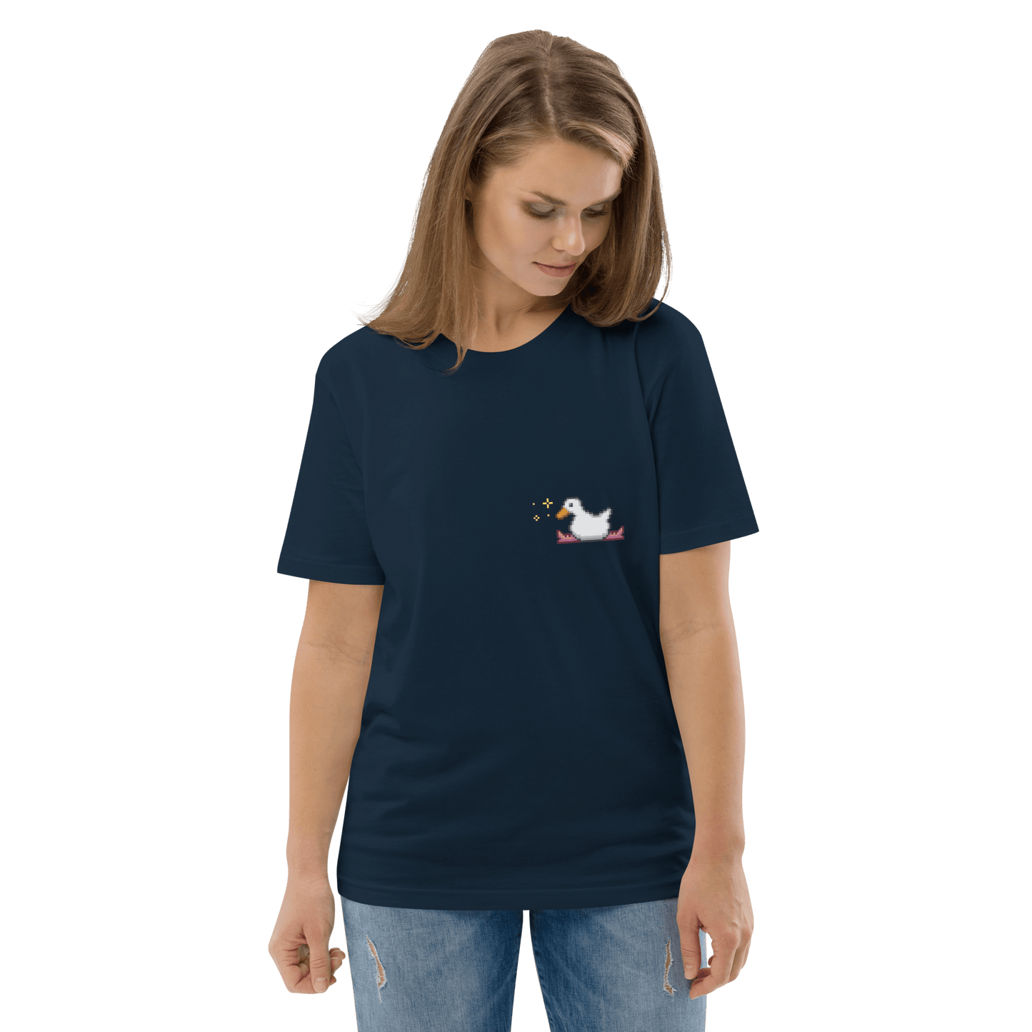 Goose Premium Organic T-Shirt Meme - Dark Heather Grey | Shirtposting