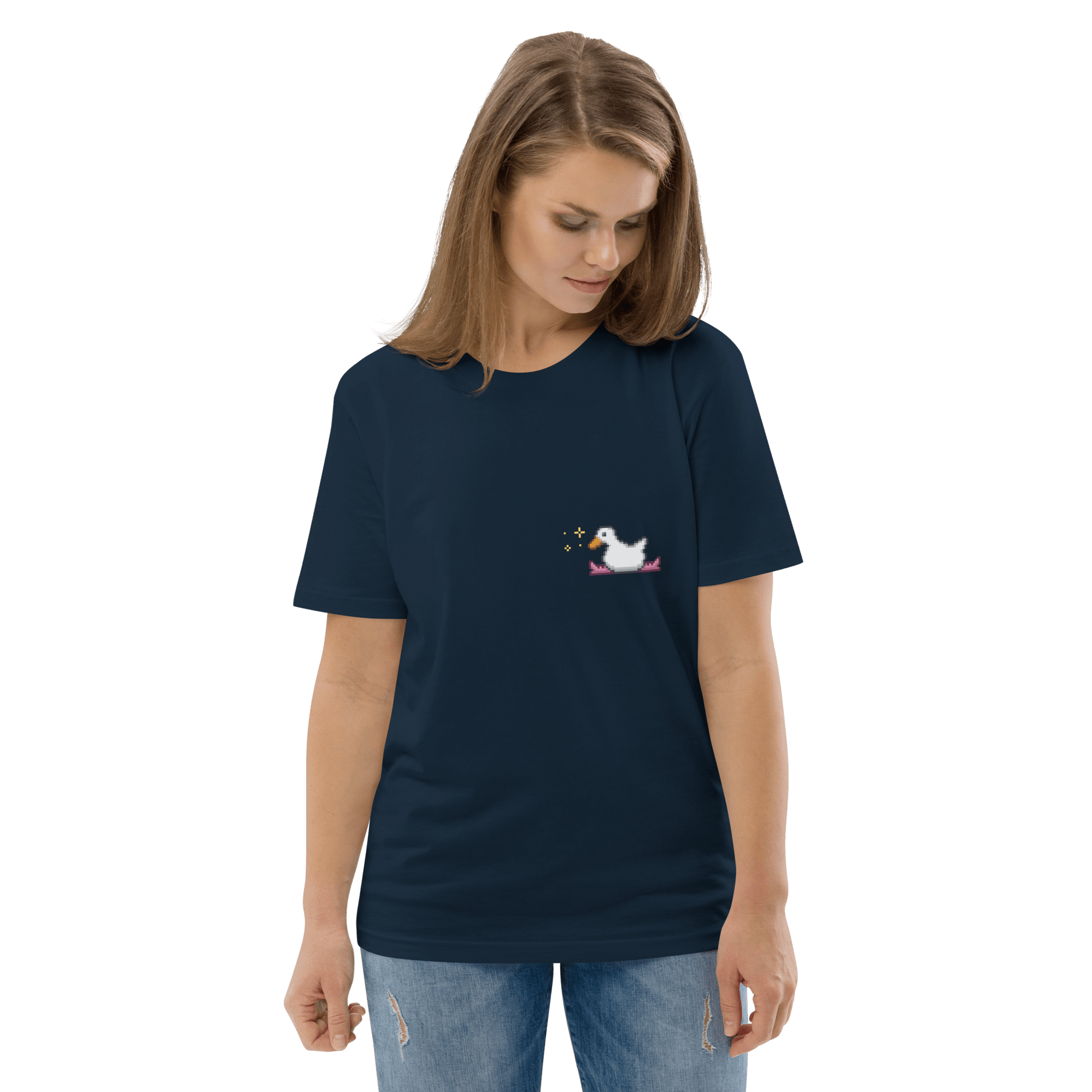 Goose Premium Organic T-Shirt Meme - Dark Heather Grey | Shirtposting