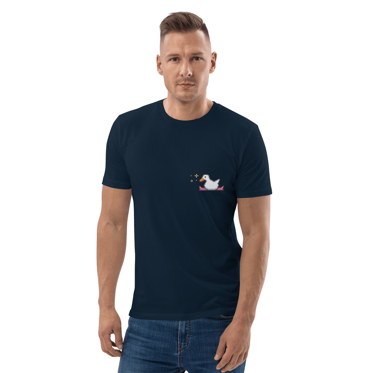 Goose Premium Organic T-Shirt Meme - Dark Heather Grey | Shirtposting