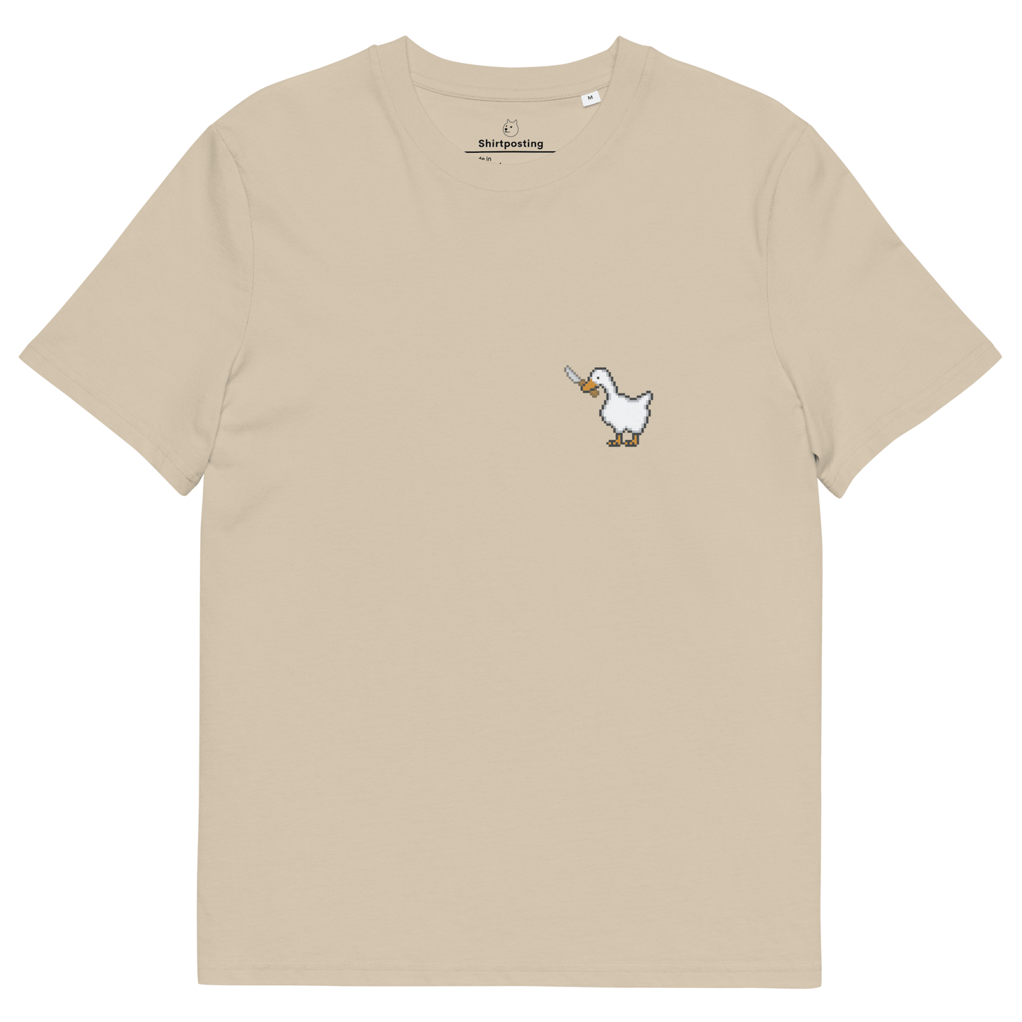 Goose Premium Organic T-Shirt Meme - Desert Dust | Shirtposting