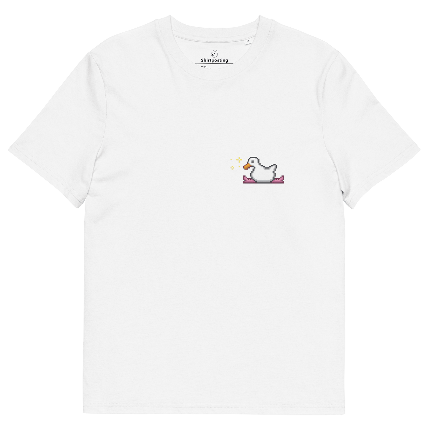 Goose Premium Organic T-Shirt Meme - White | Shirtposting