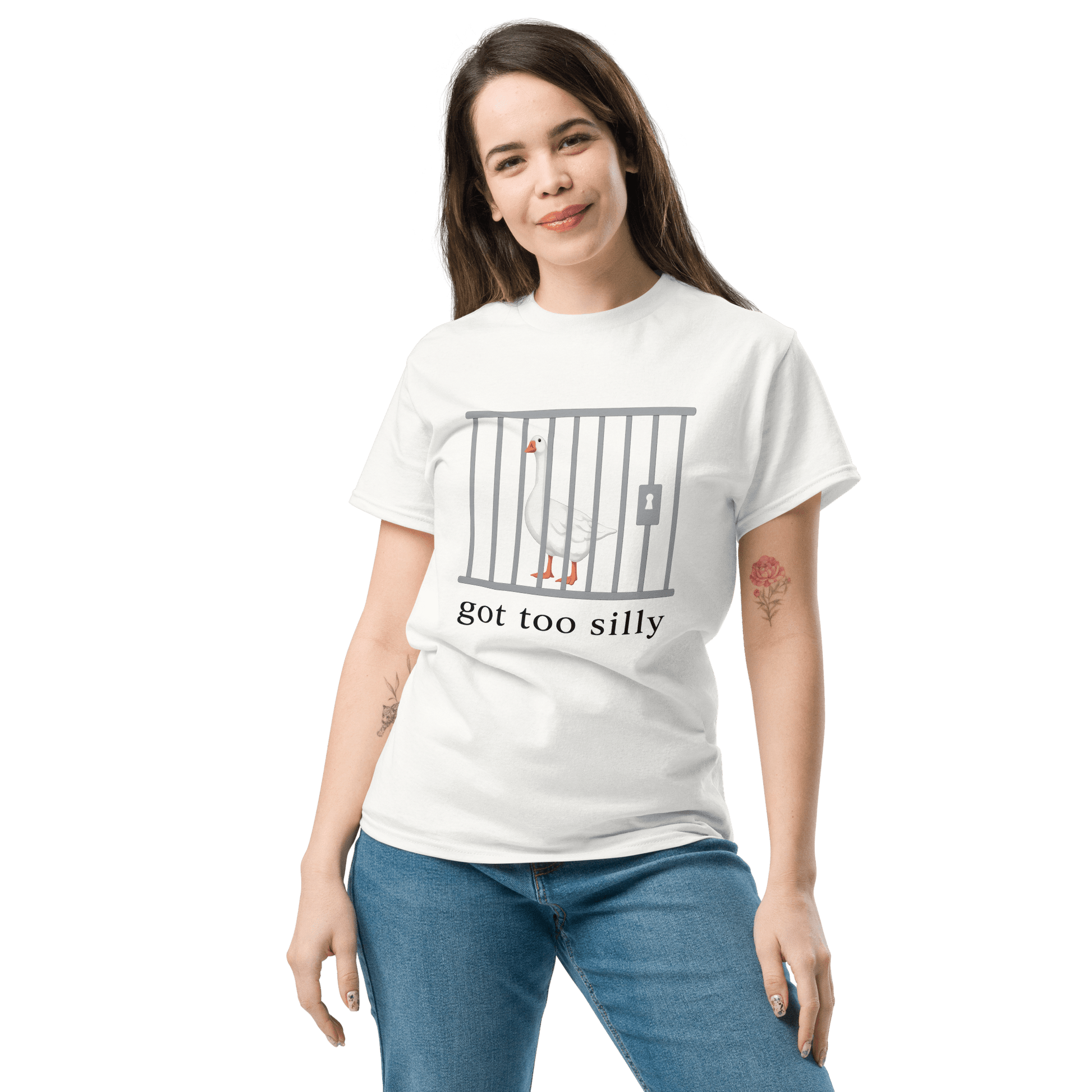 Got Too Silly Classic T-Shirt Meme - Ash | Shirtposting