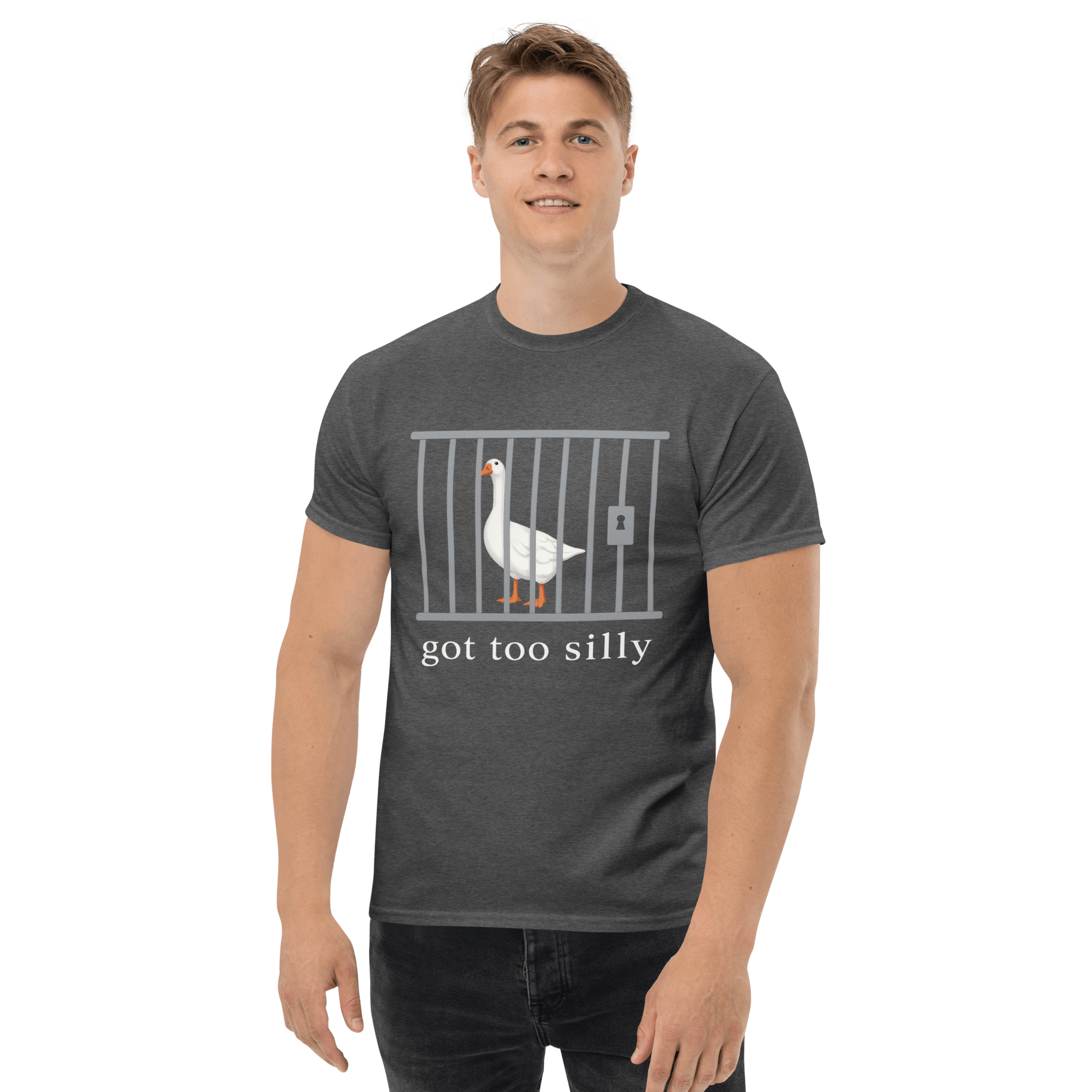 Got Too Silly Classic T-Shirt Meme - Black | Shirtposting