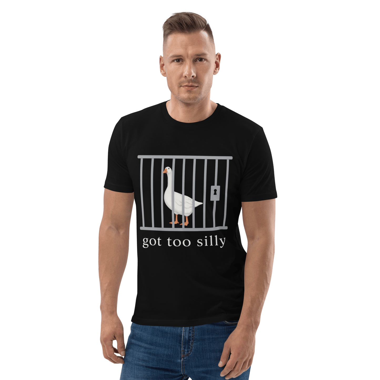 Got Too Silly Premium Organic T-Shirt Meme - Black | Shirtposting