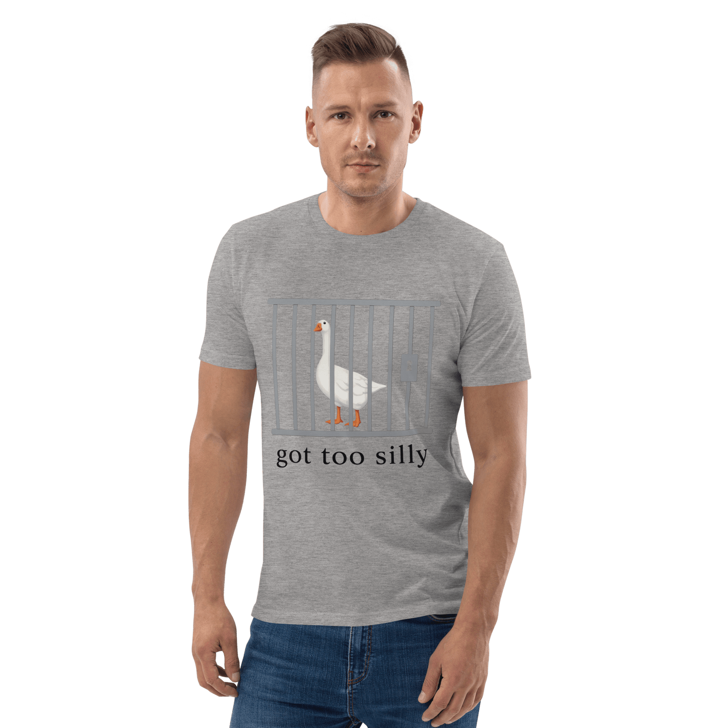 Got Too Silly Premium Organic T-Shirt Meme - Cotton Pink | Shirtposting