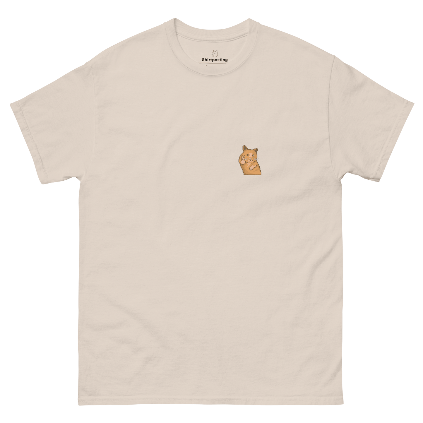 Hamster Classic T-Shirt Meme - Natural | Shirtposting