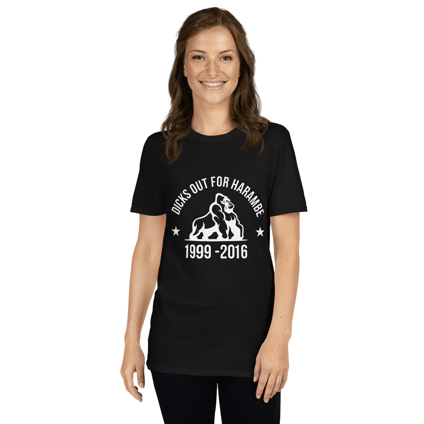 Harambe Classic T-Shirt Meme - Dark Heather Grey | Shirtposting