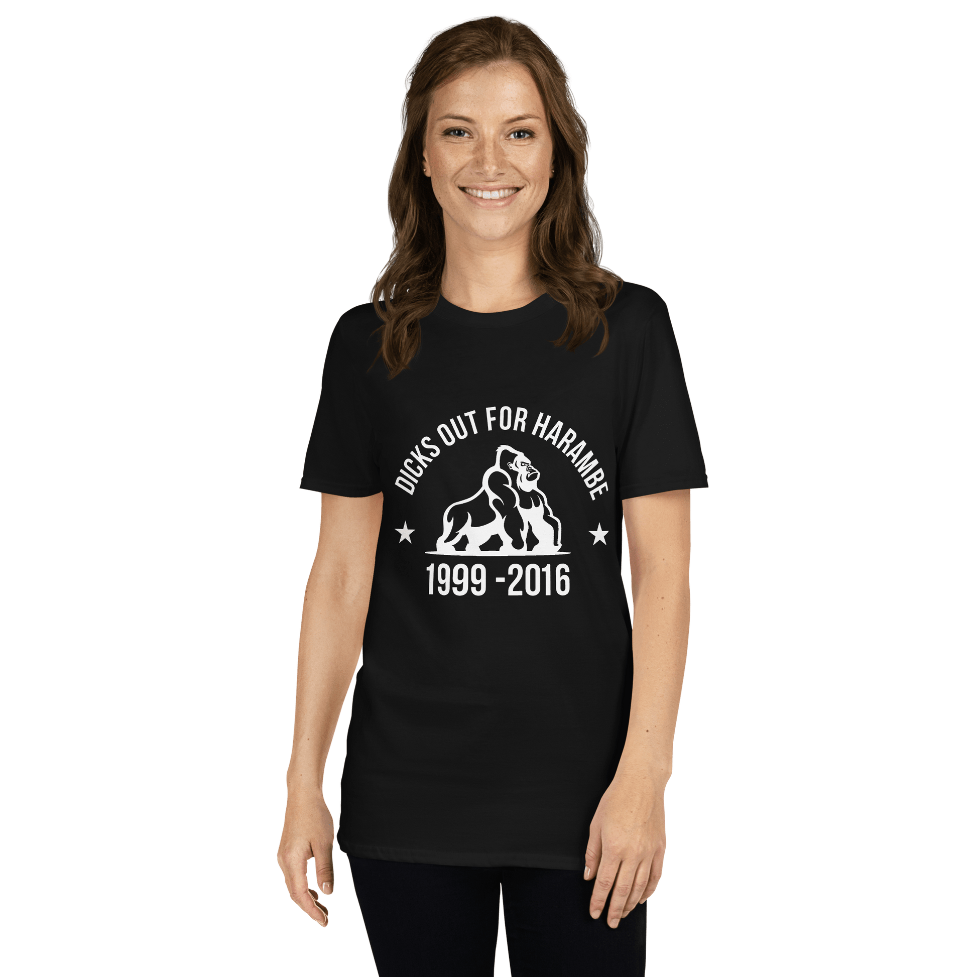 Harambe Classic T-Shirt Meme - Dark Heather Grey | Shirtposting