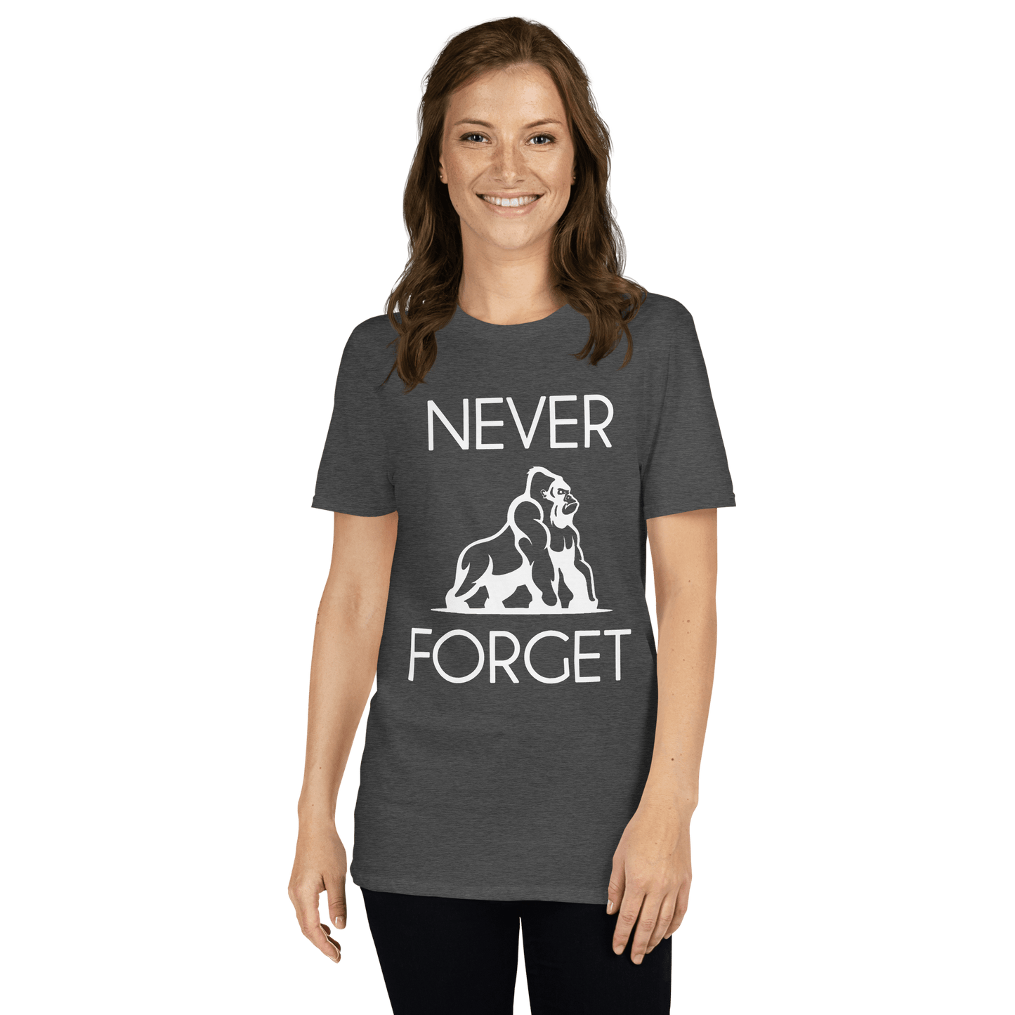 Harambe Classic T-Shirt Meme - Dark Heather Grey | Shirtposting
