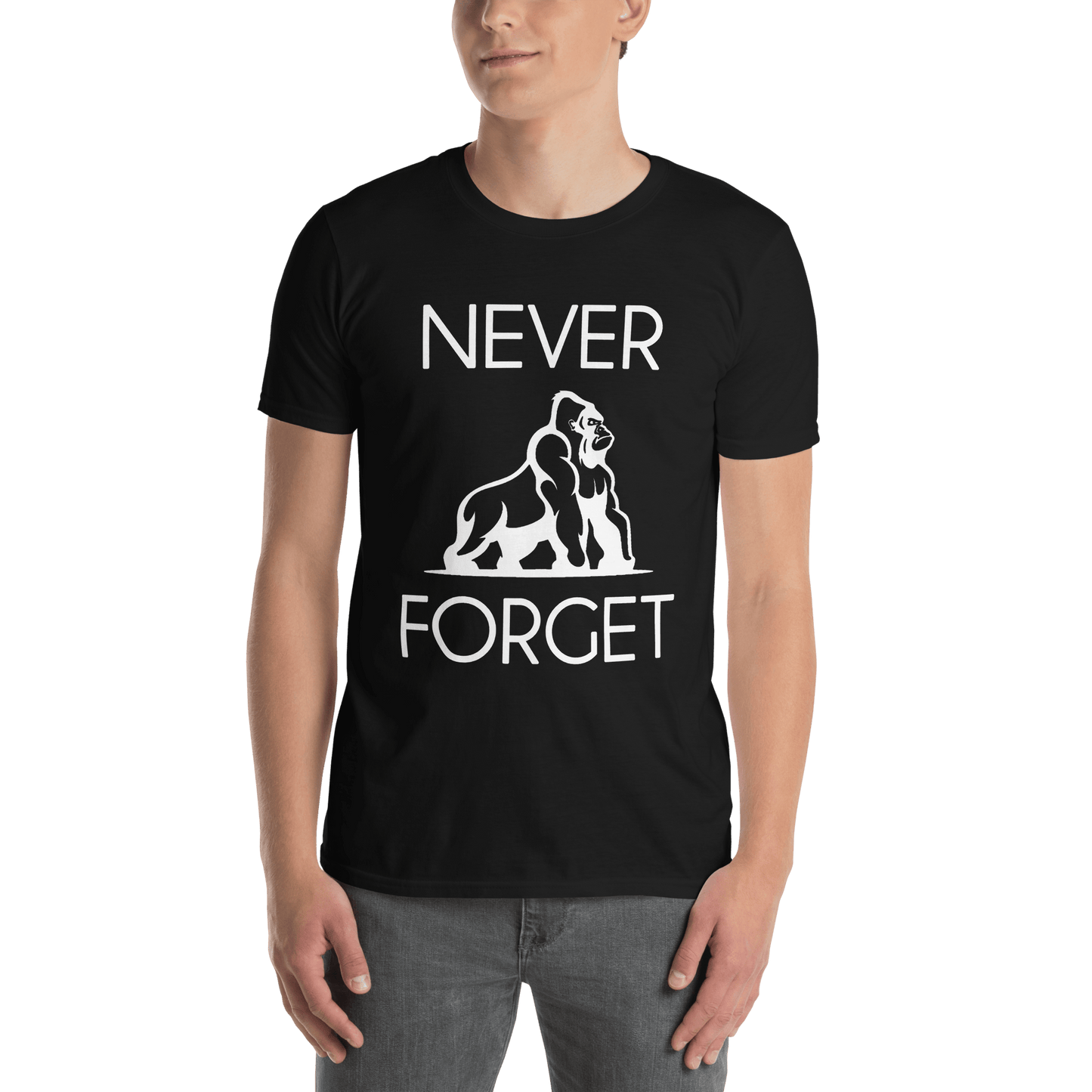 Harambe Classic T-Shirt Meme - Dark Heather Grey | Shirtposting