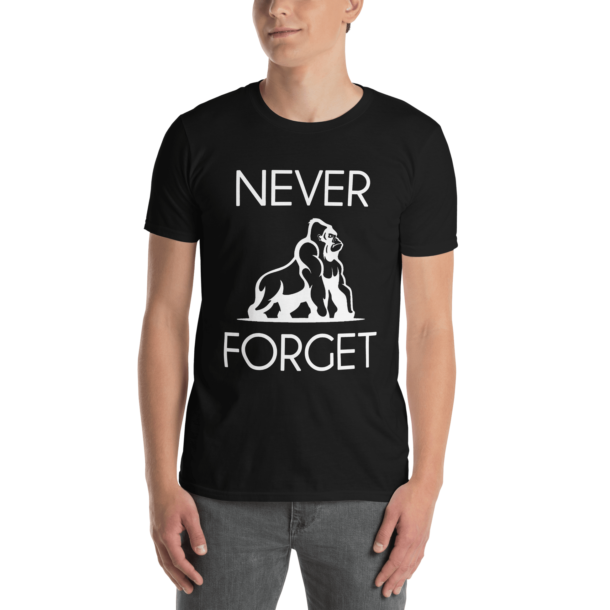 Harambe Classic T-Shirt Meme - Dark Heather Grey | Shirtposting