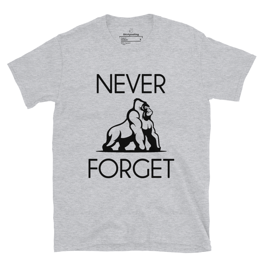 Harambe Classic T-Shirt Meme - Sport Grey | Shirtposting