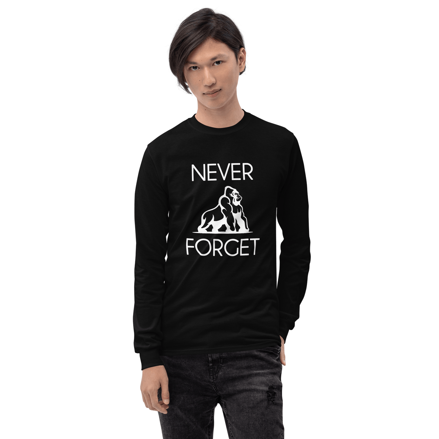 Harambe Long Sleeve T-Shirt Meme - Royal | Shirtposting