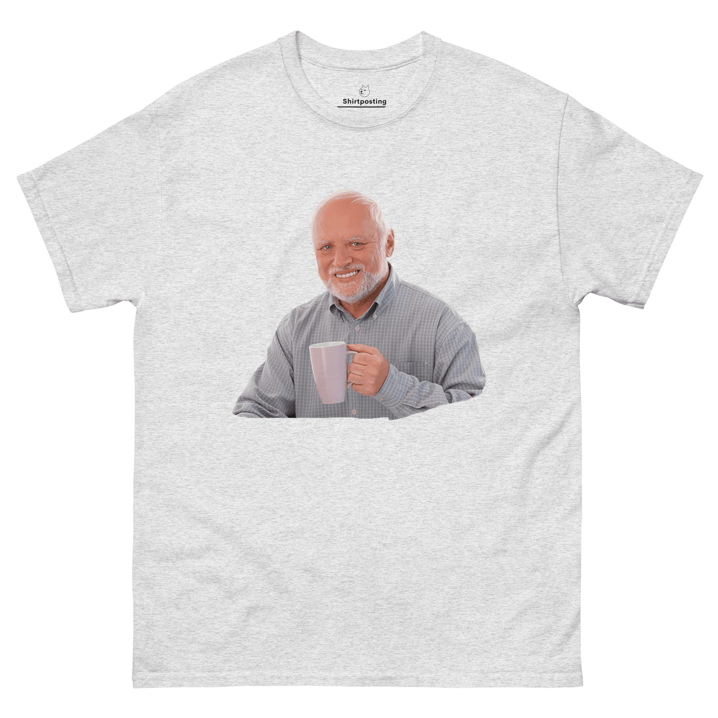 Hide The Pain Herold Classic T-Shirt Meme - Ash | Shirtposting