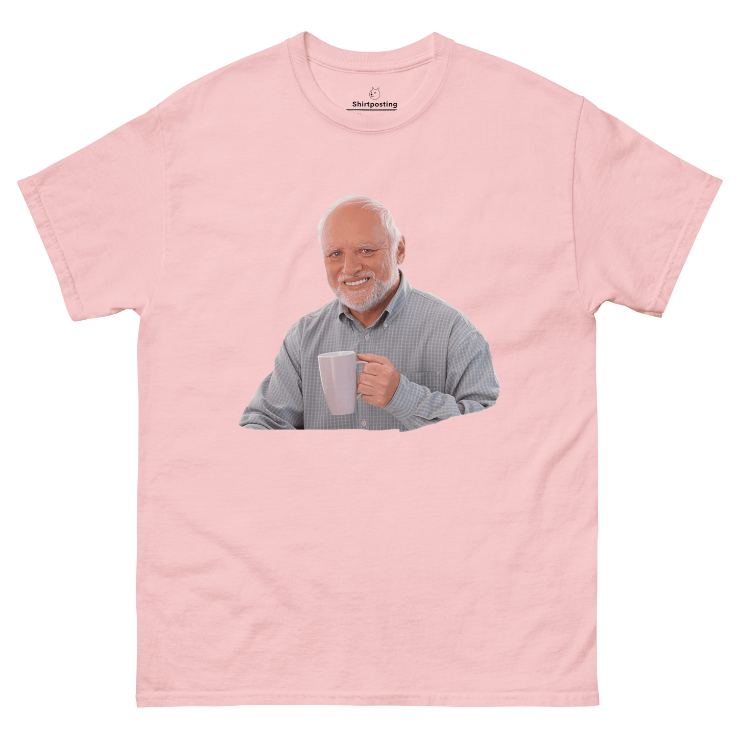 Hide The Pain Herold Classic T-Shirt Meme - Light Pink | Shirtposting