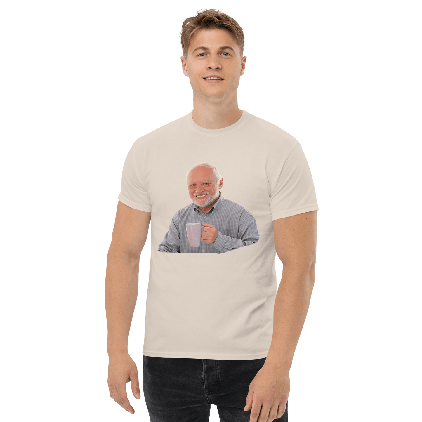 Hide The Pain Herold Classic T-Shirt Meme - Military Green | Shirtposting