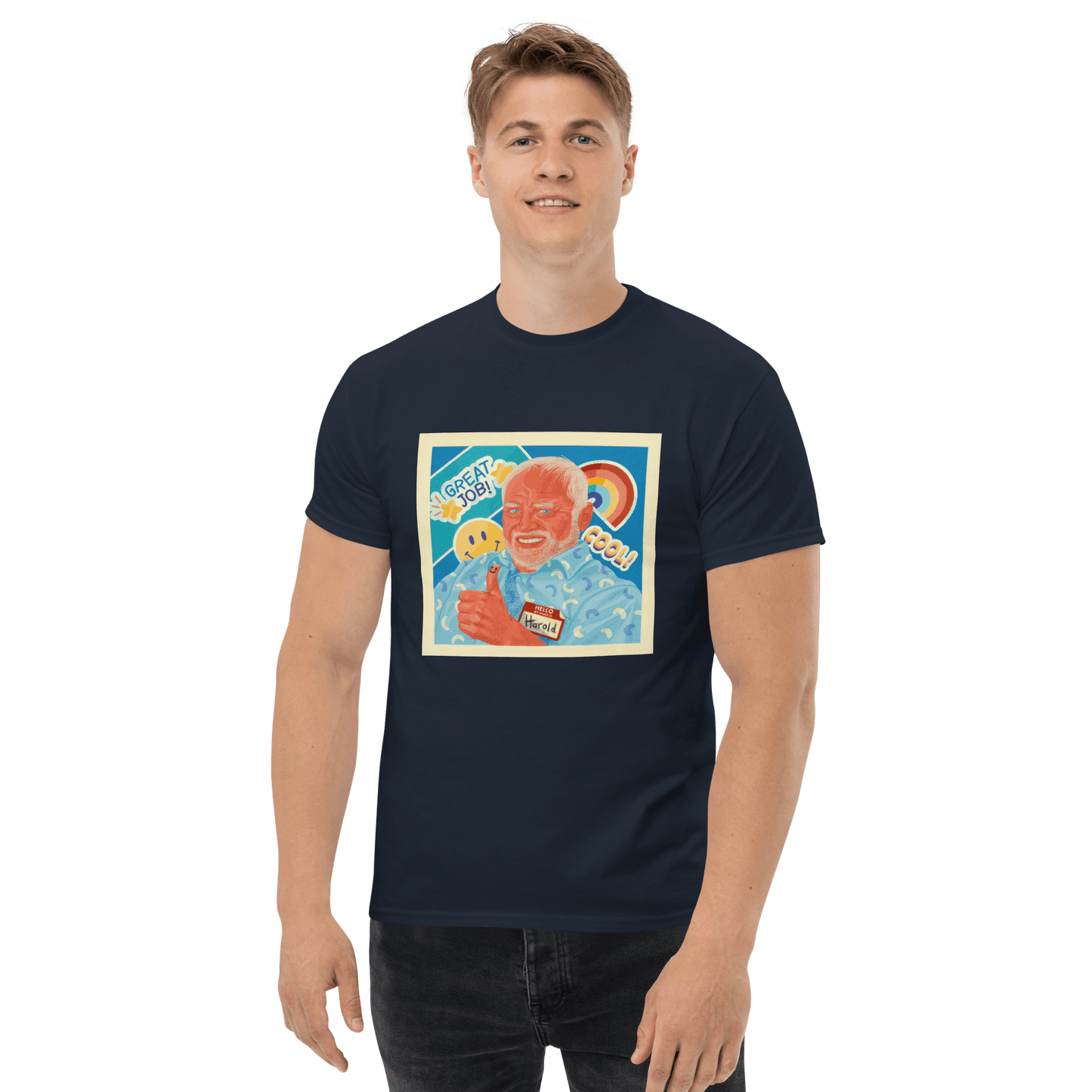 Hide The Pain Herold Classic T-Shirt Meme - Royal | Shirtposting