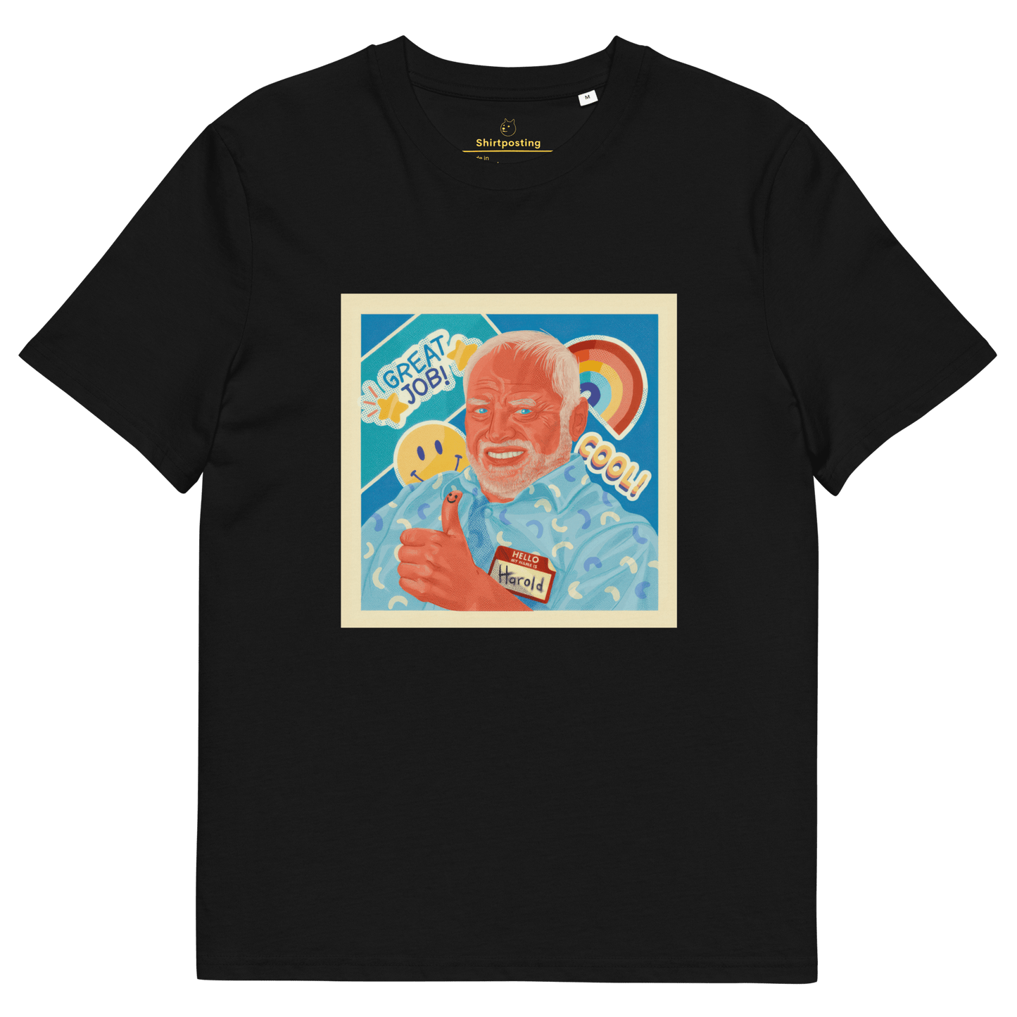 Hide The Pain Herold Premium Organic T-Shirt Meme - Black | Shirtposting