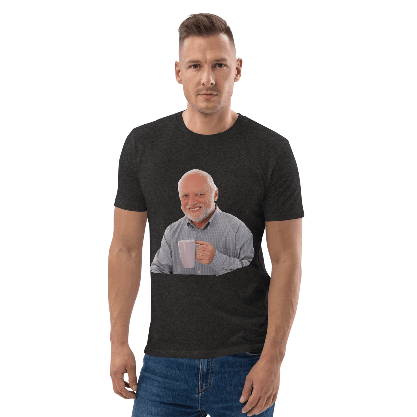 Hide The Pain Herold Premium Organic T-Shirt Meme - Cotton Pink | Shirtposting