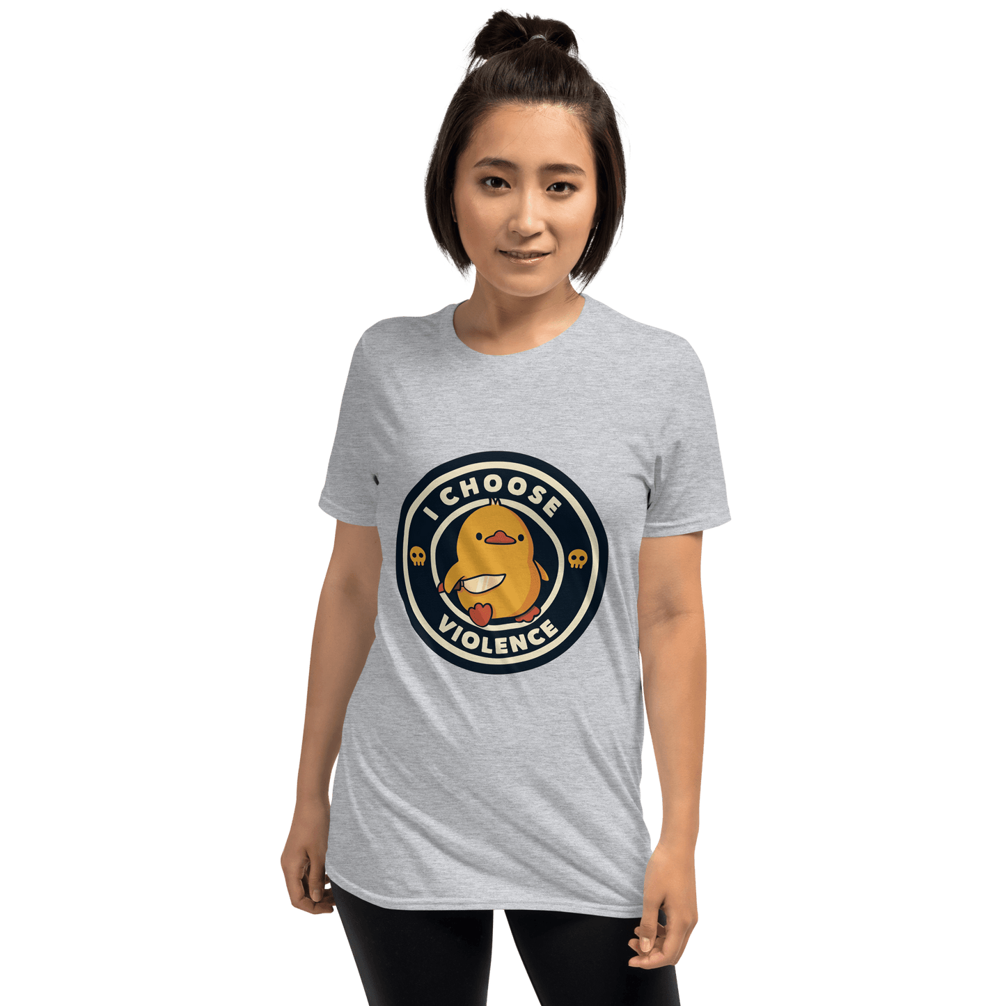 I Choose Violence Classic T-Shirt Meme - Sport Grey | Shirtposting