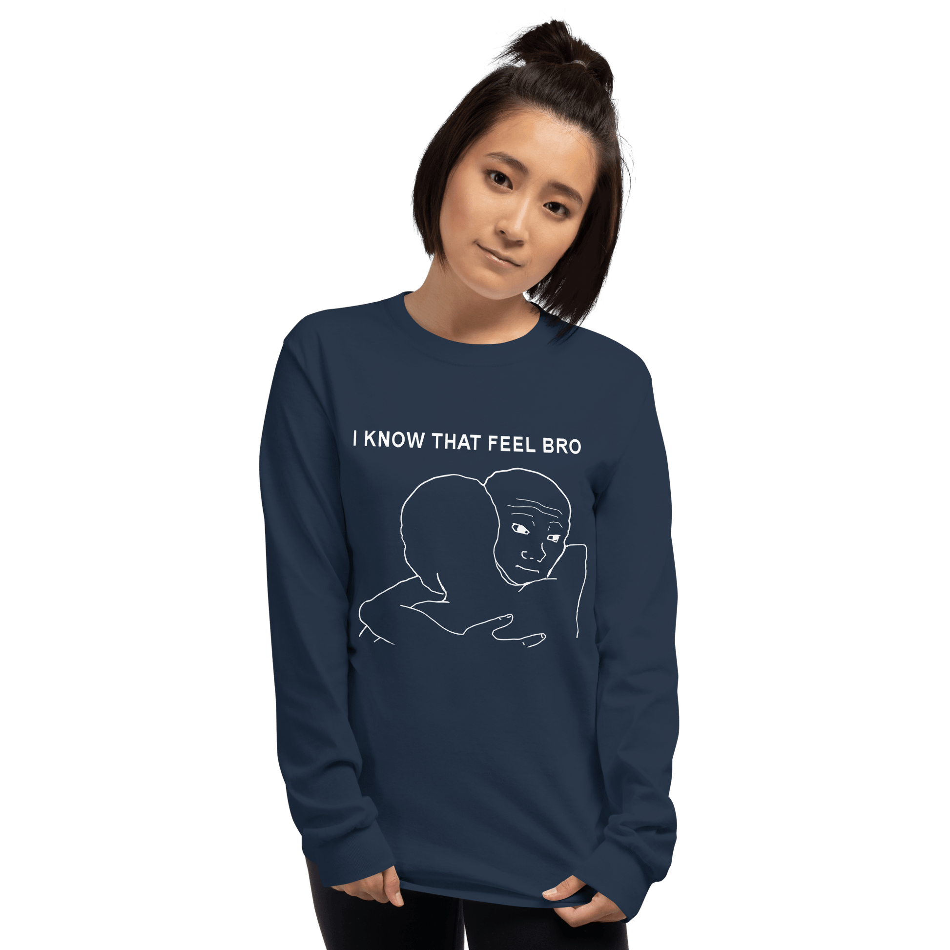 I Know That Feel Long Sleeve T-Shirt Meme - Royal | Shirtposting