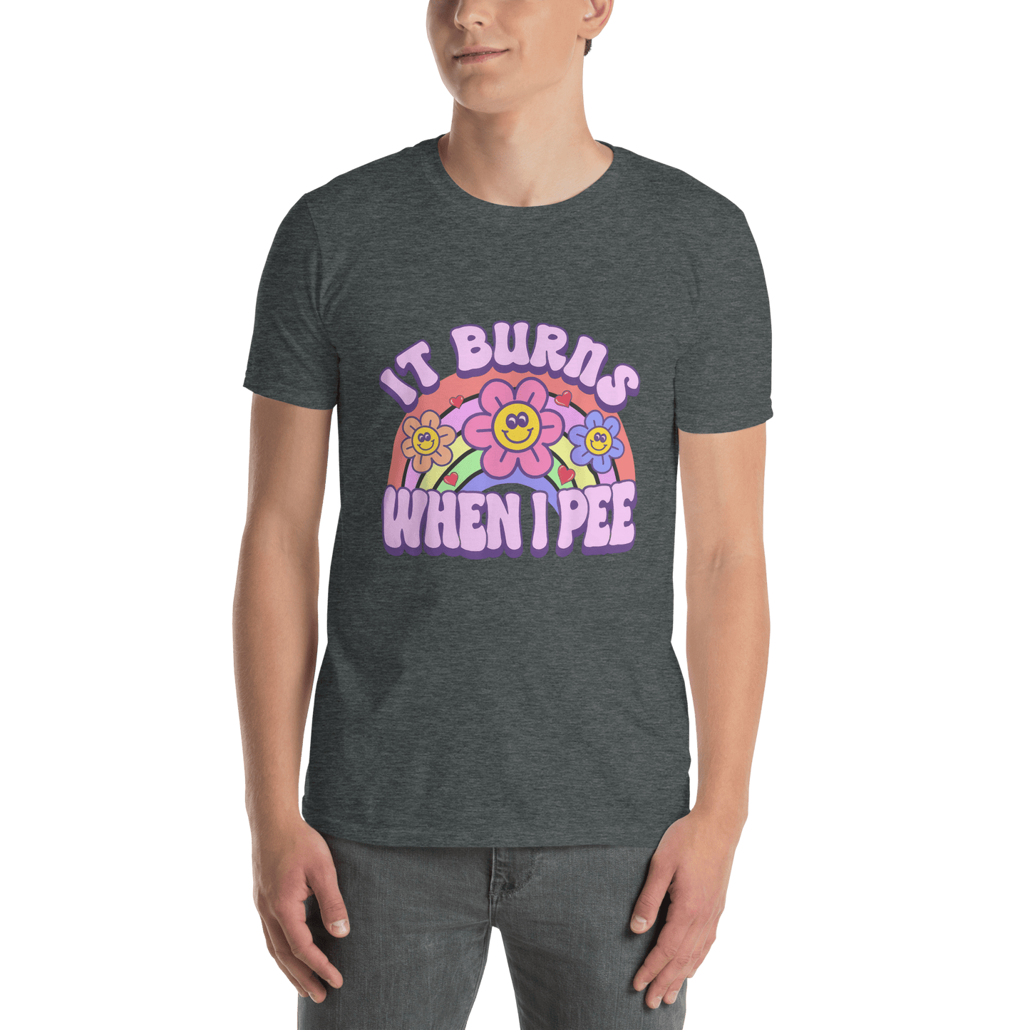 It Burns When I Pee Classic T-Shirt Meme - Royal | Shirtposting