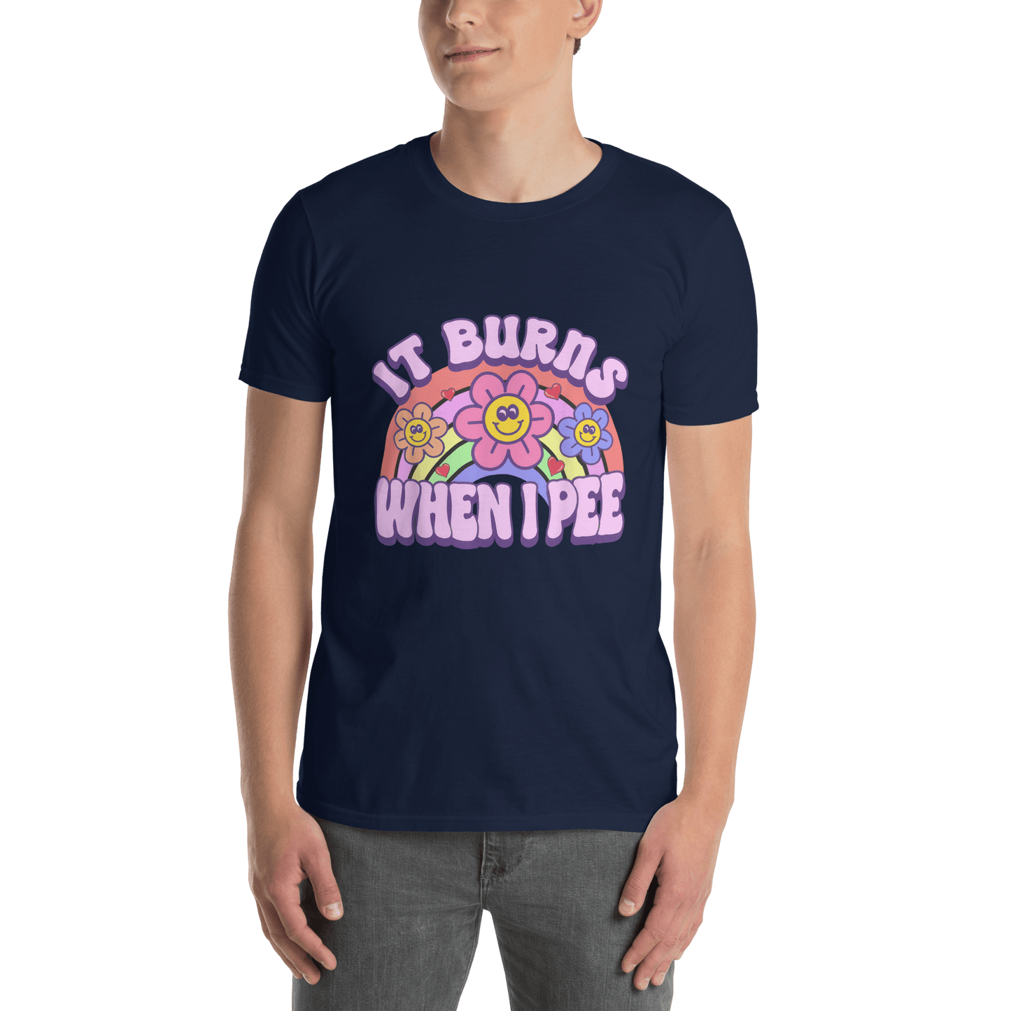 It Burns When I Pee Classic T-Shirt Meme - Royal | Shirtposting