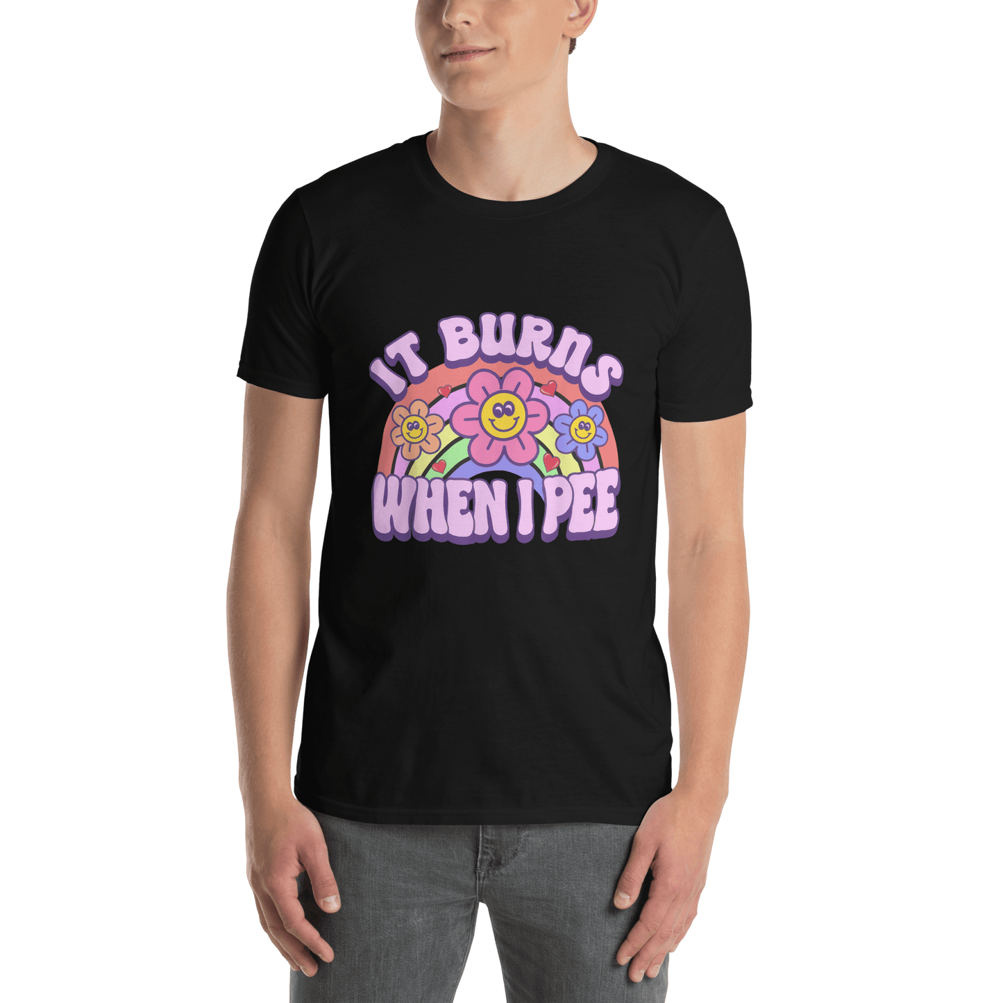 It Burns When I Pee Classic T-Shirt Meme - Royal | Shirtposting