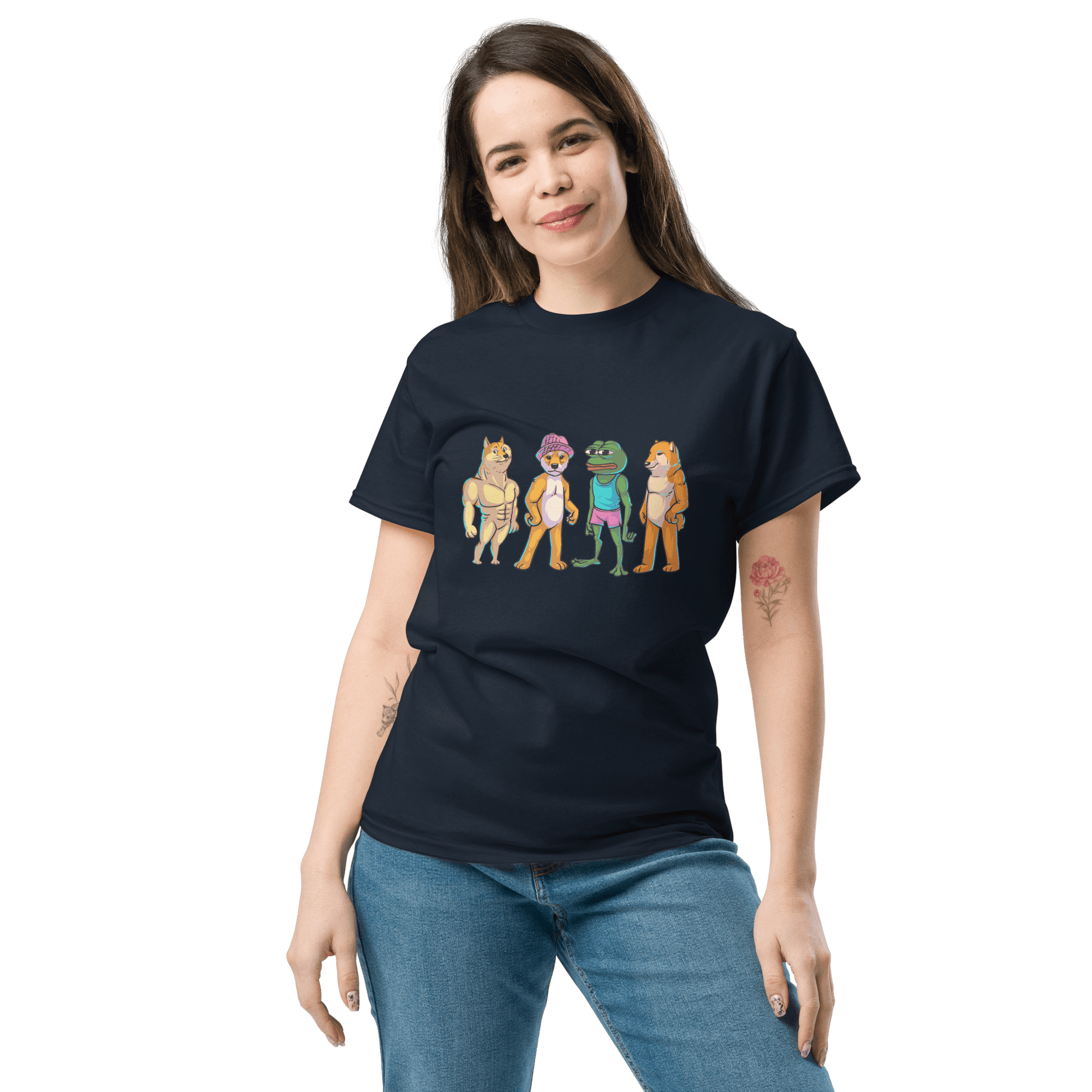 Meme Animal Classic T-Shirt Meme - Royal | Shirtposting
