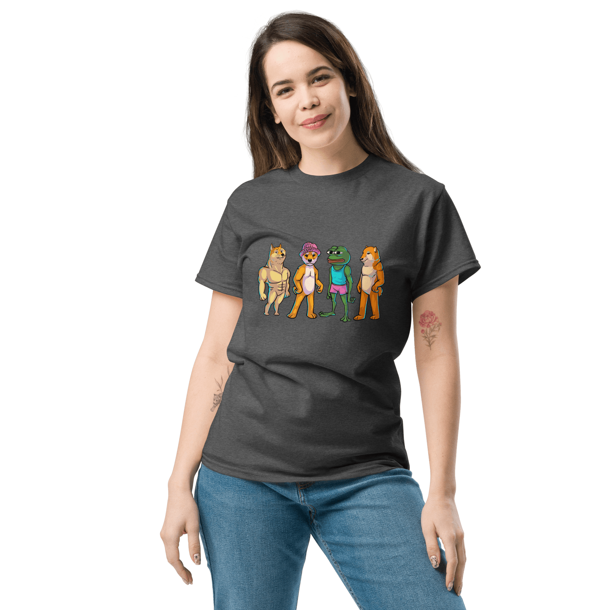 Meme Animal Classic T-Shirt Meme - Royal | Shirtposting