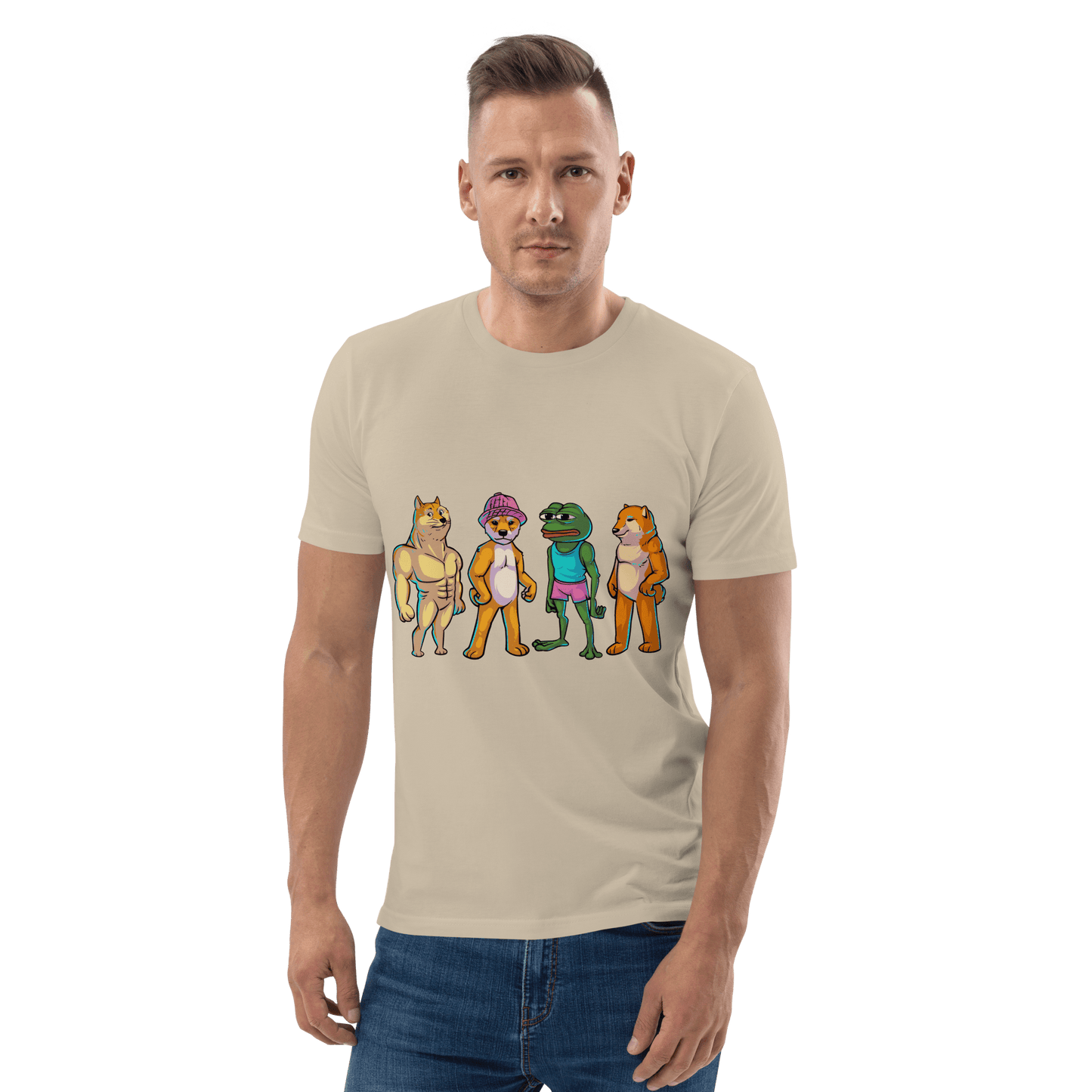 Meme Animal Premium Organic T-Shirt Meme - Cotton Pink | Shirtposting